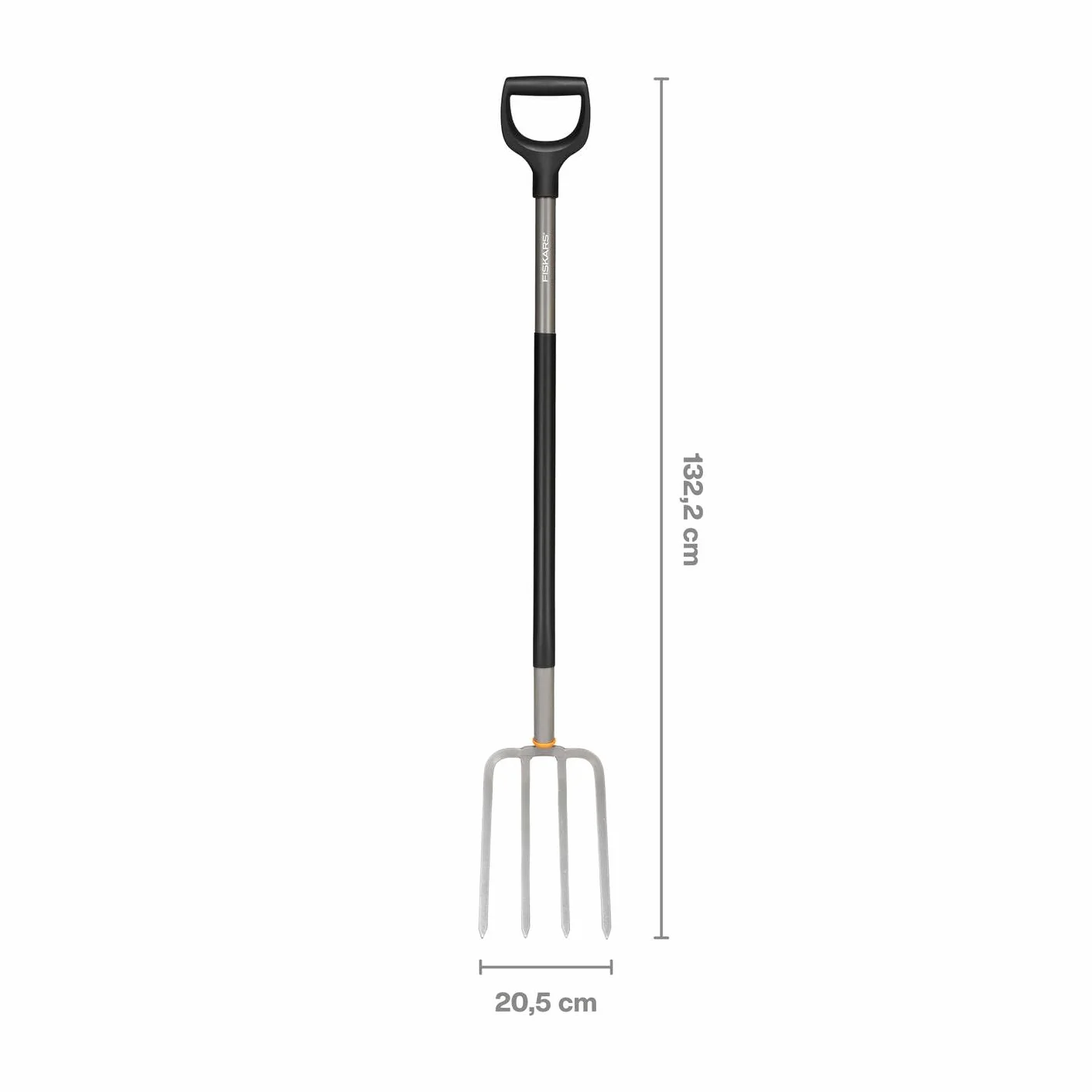 Fiskars Widły szpadlowe 132 cm stal borowa 4 zęby