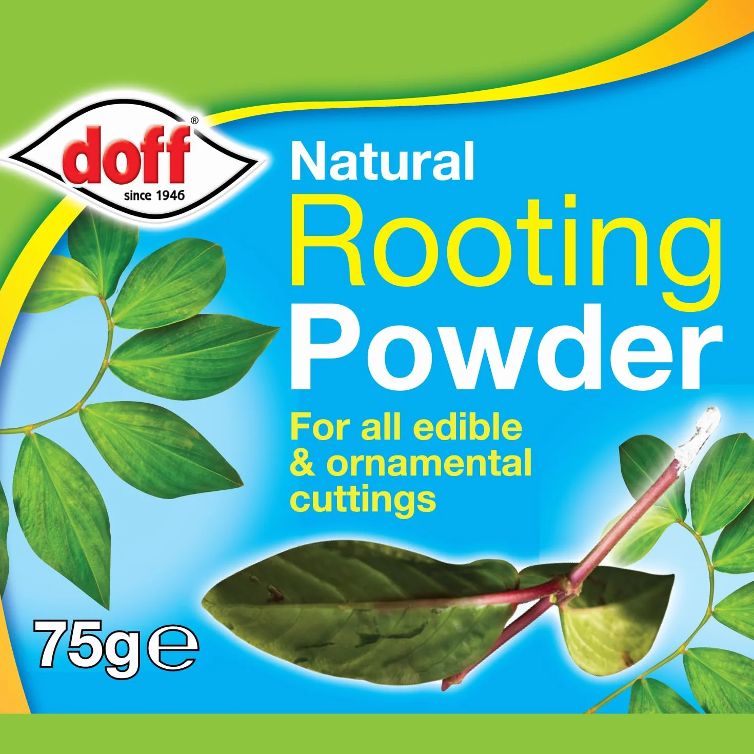 Doff 75g-KE075 Naturalny proszek do ukorzeniania 75 g, biały