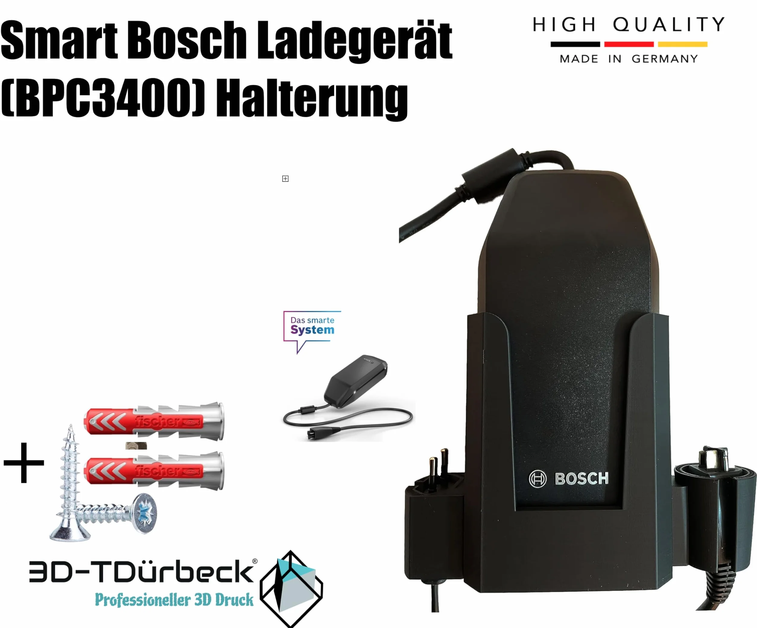 Uchwyt ścienny do ładowarki Bosch (Smart BPC3400)
