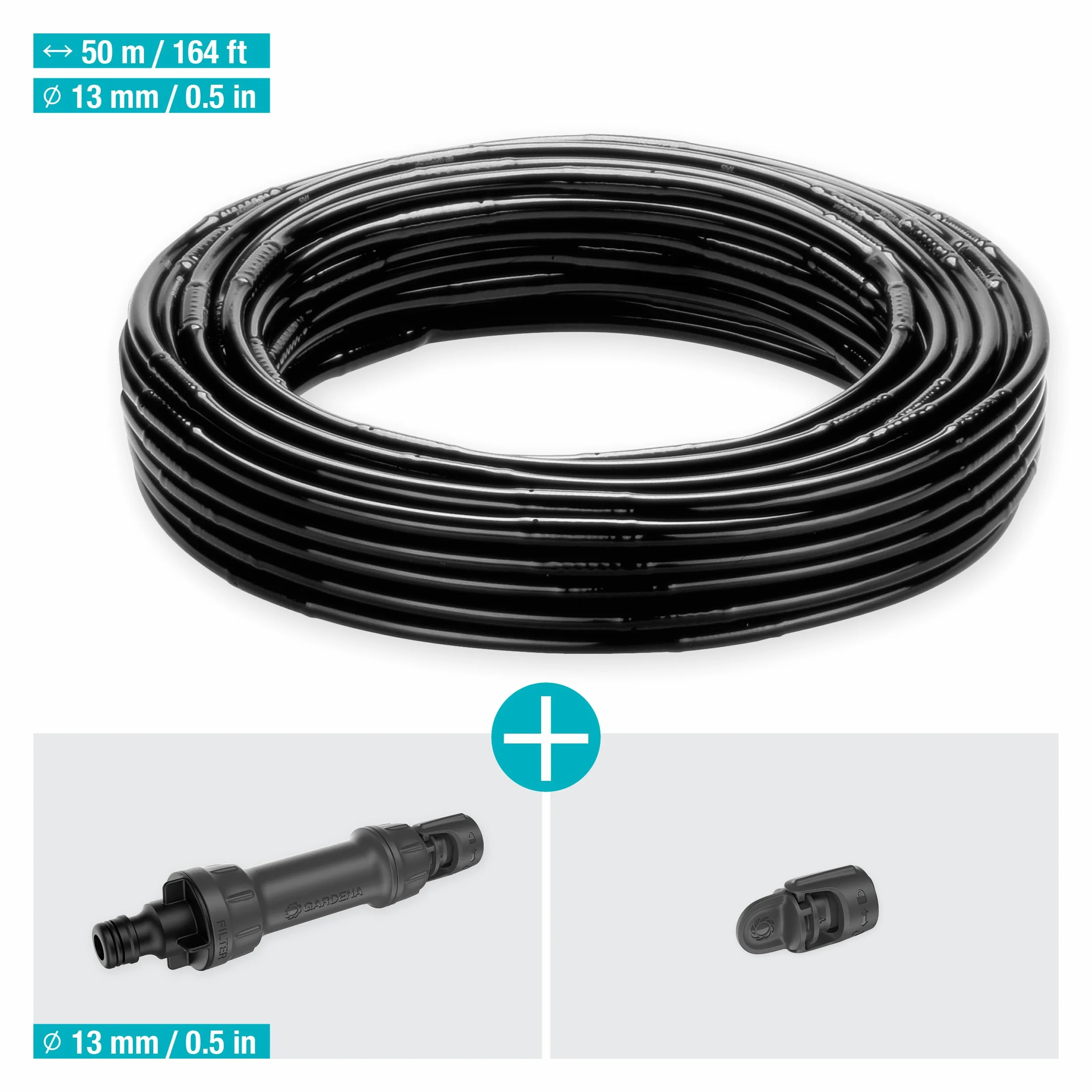 Micro-Drip-System Zestaw krzewów żywopłotów 50 m