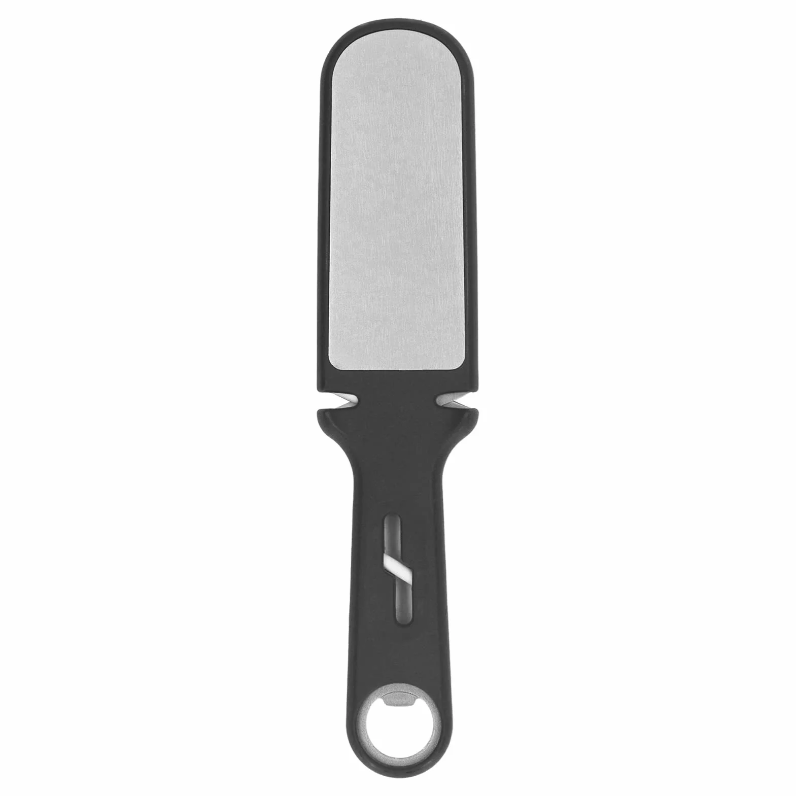 Wielofunkcyjna ostrzałka do noży 6 w 1, dwustronna, do kuchni, na kemping, do ostrzenia kamienia (BLACK)