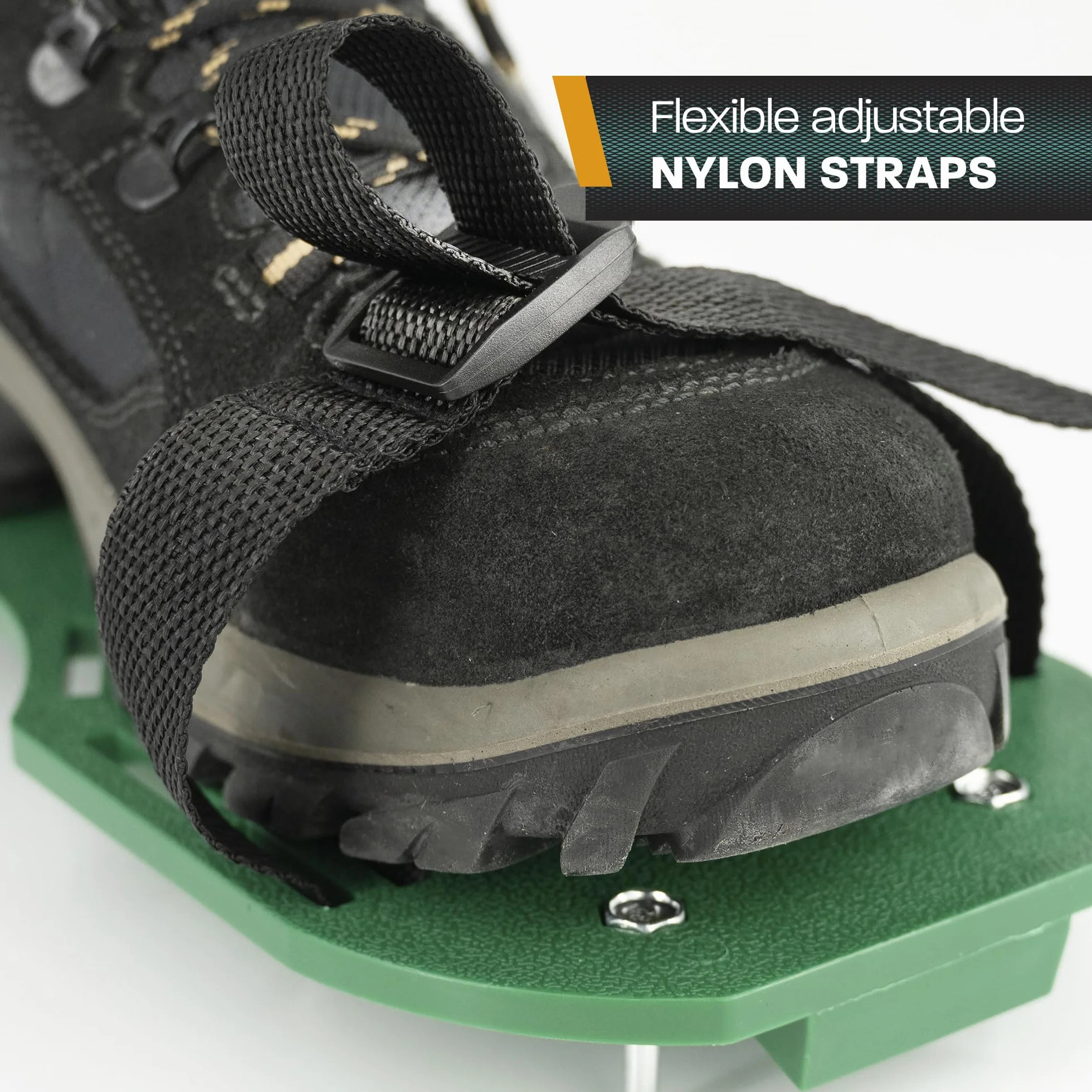 Hinrichs Buty do napowietrzania trawnika 2 x podeszwa 30 x 13,3 cm kolce 25 mm