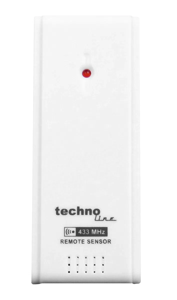 Technoline WS6449 WS 6449 nowoczesna stacja pogodowa ze wskaźnikiem LED, wskaźnik temperatury i ciśnienia powietrza, prognoza pogody za pomocą symboli pogody, srebrna, 15,9 x 4,3 x 13 cm