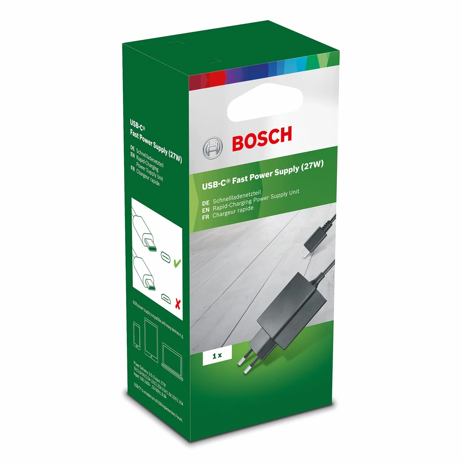 Bosch Szybka Ładowarka USB-C 27 W