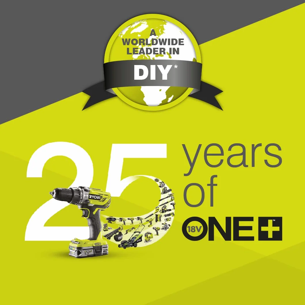 Ryobi OWS1880 Bezprzewodowy Rozpylacz do Chwastów ONE Plus, 18 V, Hyper Green