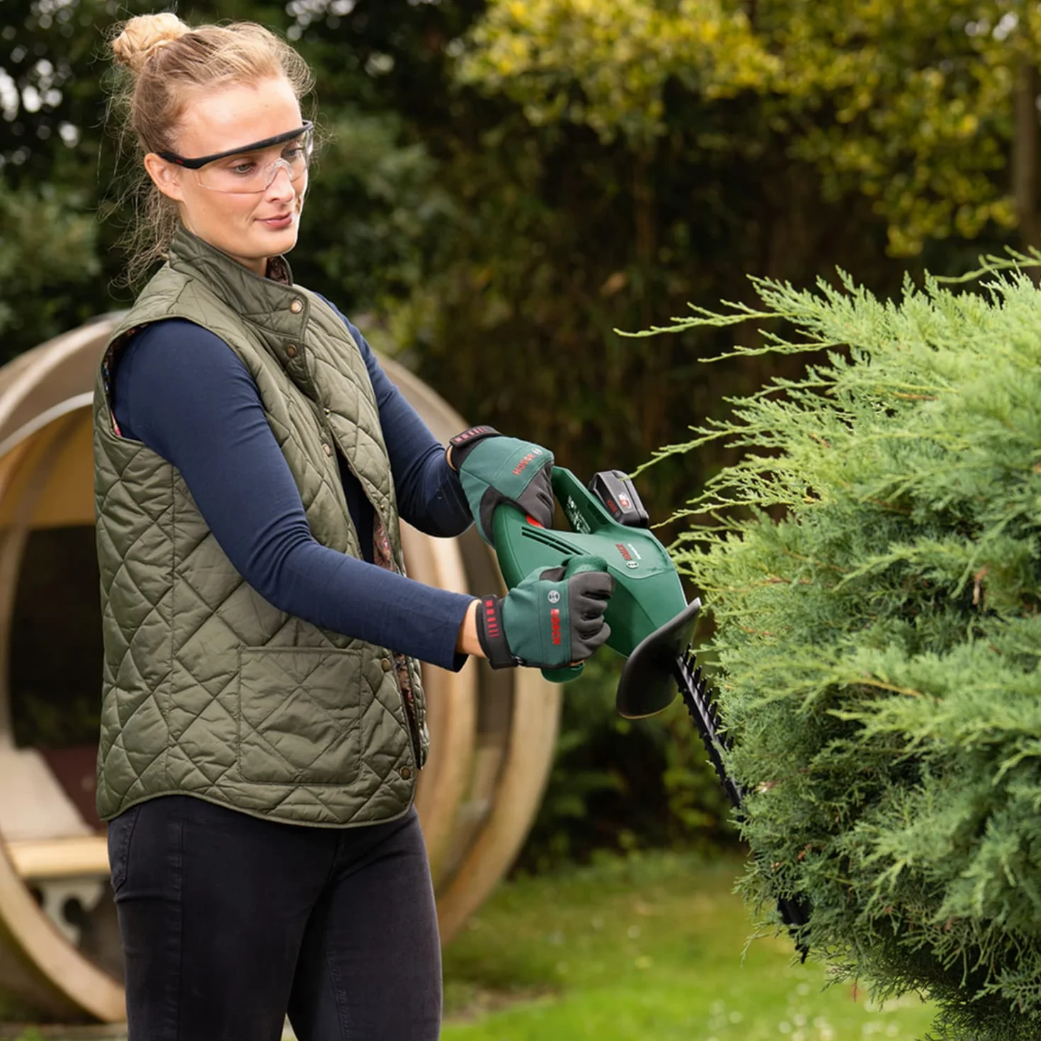 Bosch Home and Garden Easyhedgecut Nożyce do Żywopłotu, Zielony, 44 cm