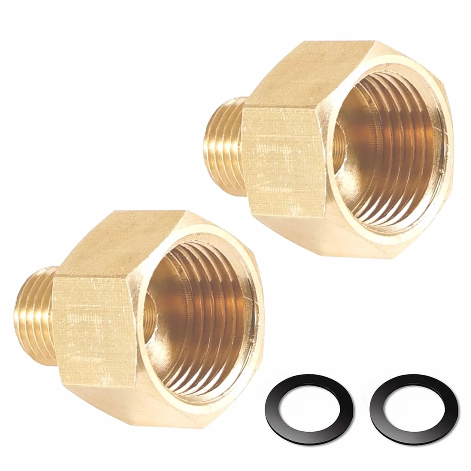 Adapter gazowy 1/2" IG na 1/4" AG mosiężny do węża gazowego LPG