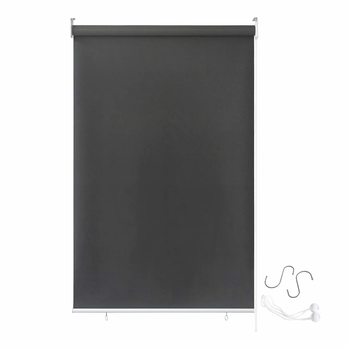 Aufun Markiza pionowa 140x240 cm Antracytowy odporna na warunki atmosferyczne