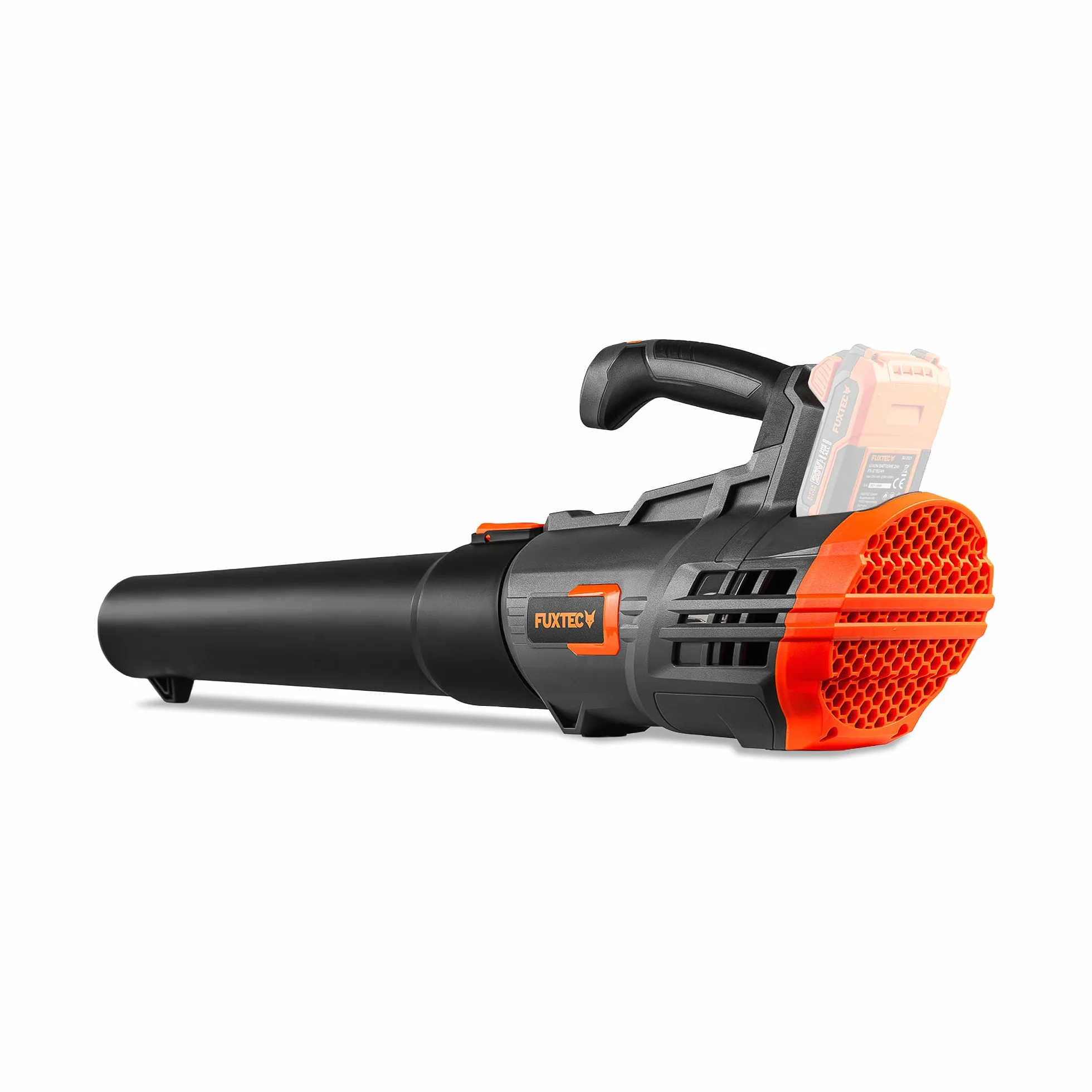 Akumulatorowa dmuchawa do lisci FUXTEC FX-E1LB20 20V- Dmuchawa do lisci do usuwania lisci z ogrodu, chodnika i podjazdu - Cicha - do 38 m/s