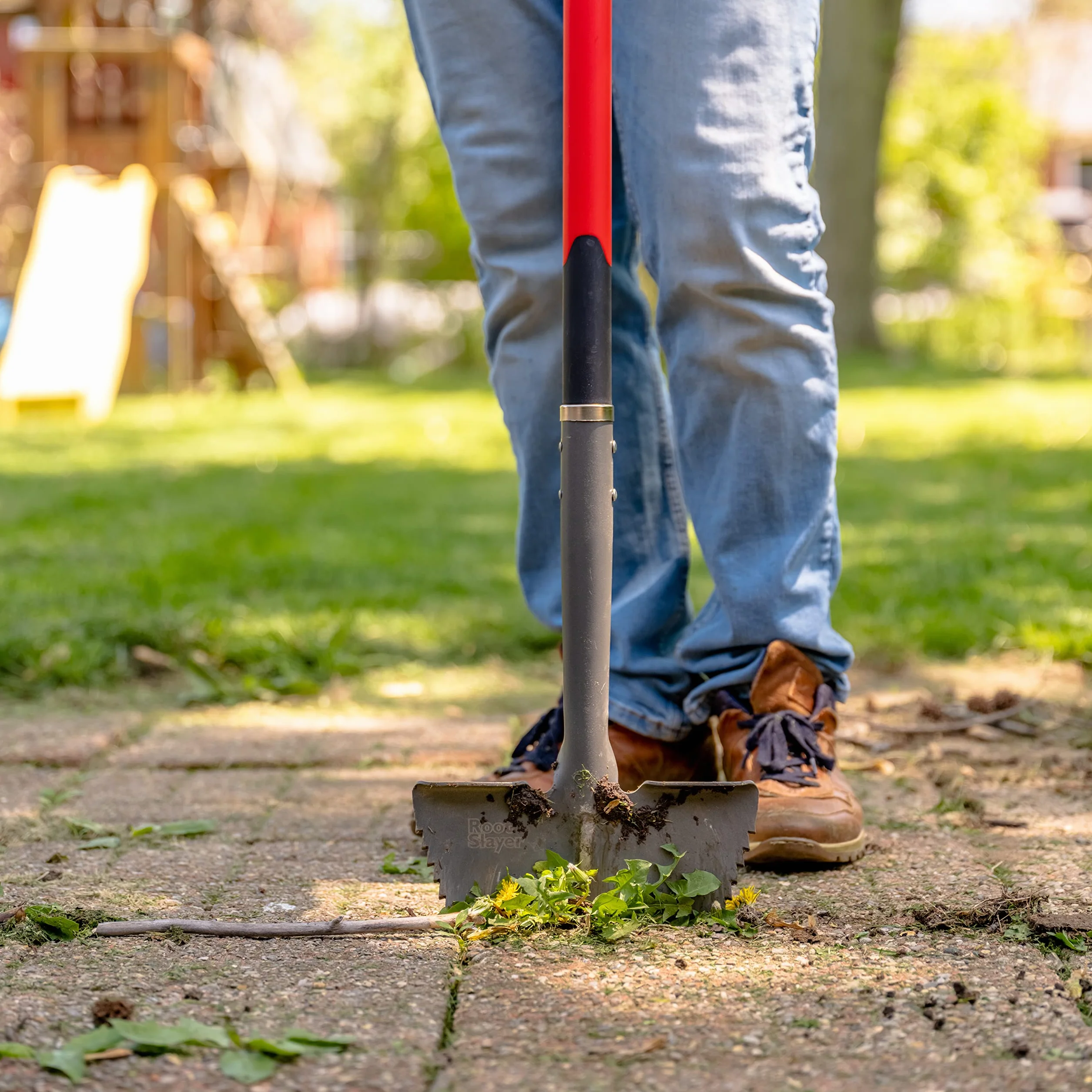 Radius Garden 22611 Pogromca Root Slayer Ergonomiczna obcinarka do trawników ze stali węglowej