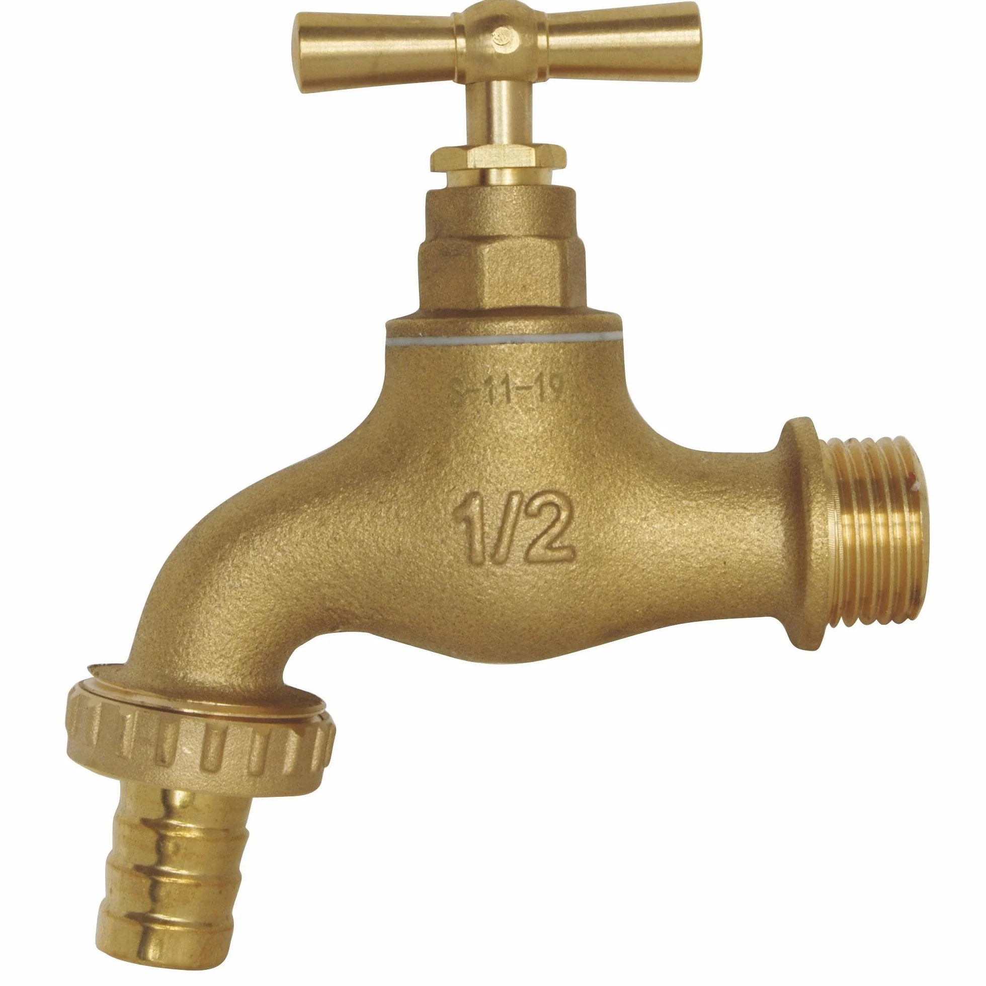 SOMATHERM FOR YOU - Gwint Z Surowego Mosiądzu Cw617N - Gwint Męski 1/2" - Przyłącze Nosowe 3/4" - Trwały, Niezawodny, Maks. Ciśnienie 10 Barów, Maks. Temperatura 90°C, Standard Acs