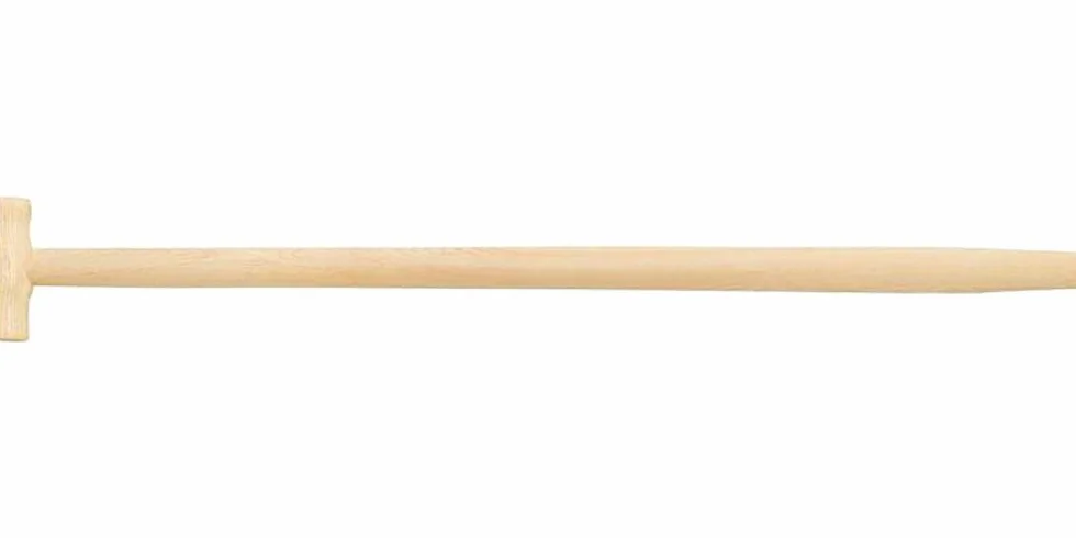 Trzonek do łopaty z uchwytem poprzecznym jesionowy 900/41mm prosty ze stożkiem