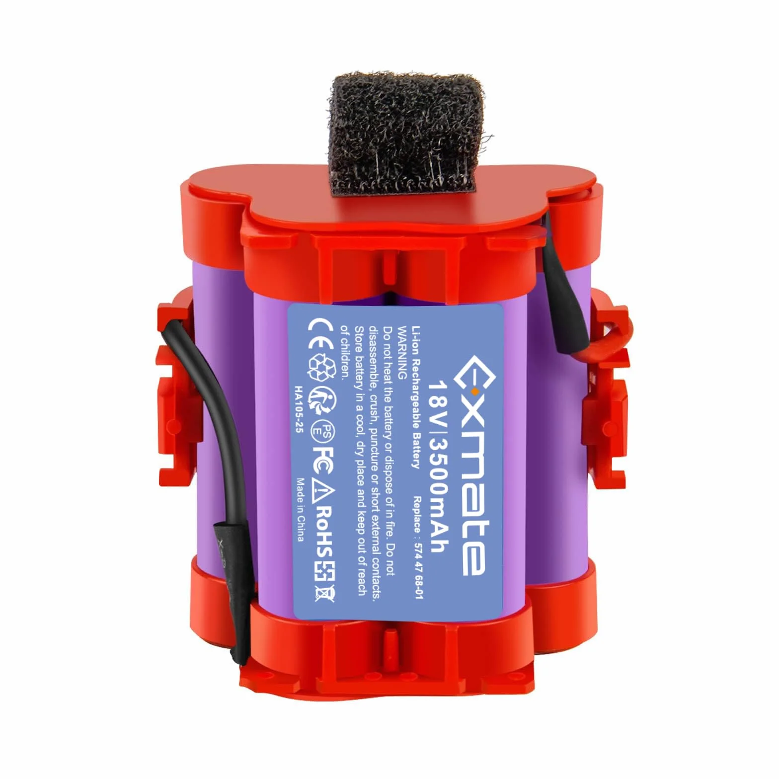 Exmate Akumulator litowy 18 V, 3500 mAh, kompatybilny z robotyczną kosiarką Gardena R38Li, R40Li, R45Li, R50Li, R70Li, R75Li, R80Li, 124562, Flymo 1200R, Husqvarna Automower 105, 305 308 308X