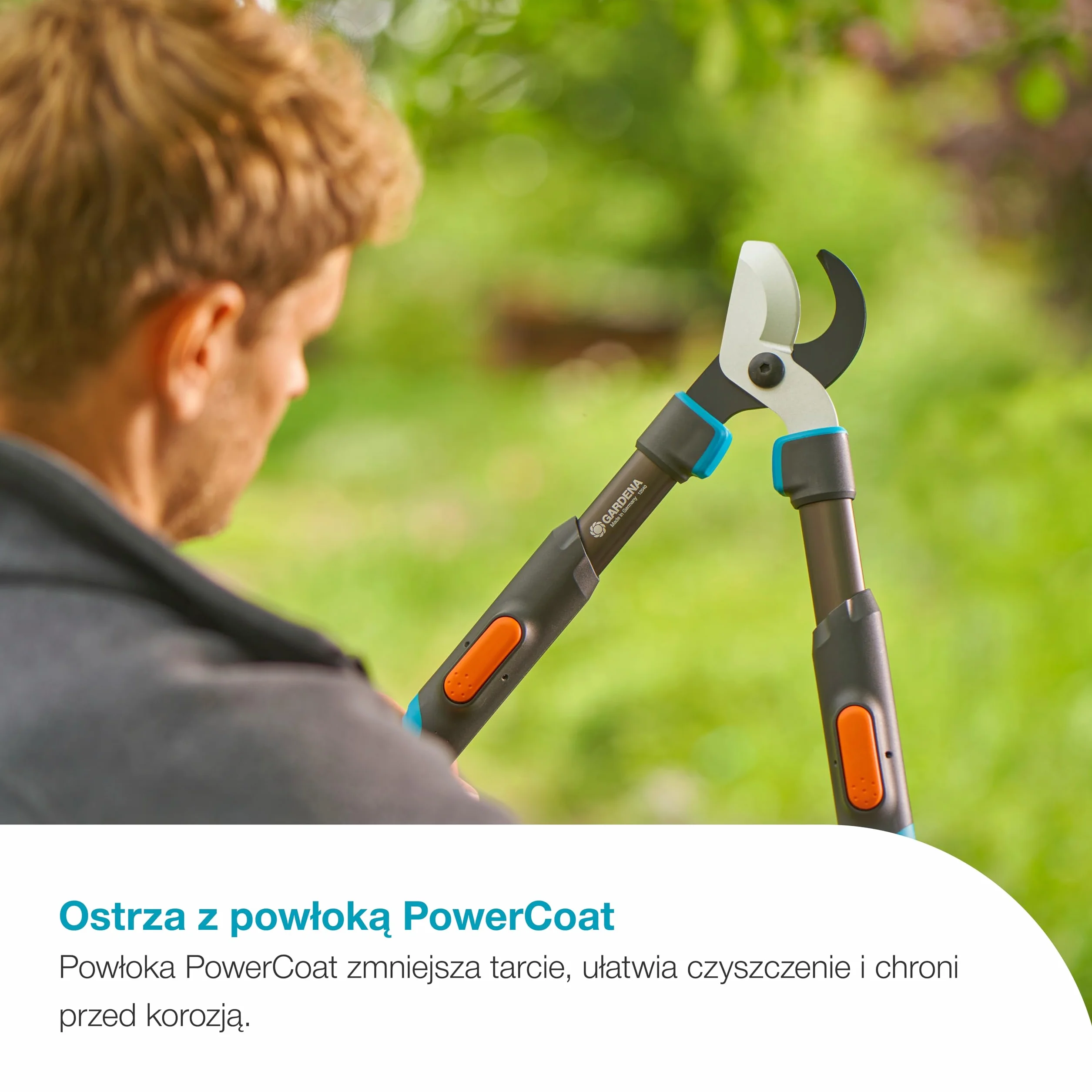 Gardena Nożyce do gałęzi TeleCut Pro S teleskopowe do 50 mm 670 mm precyzyjnie szlifowane ostrza