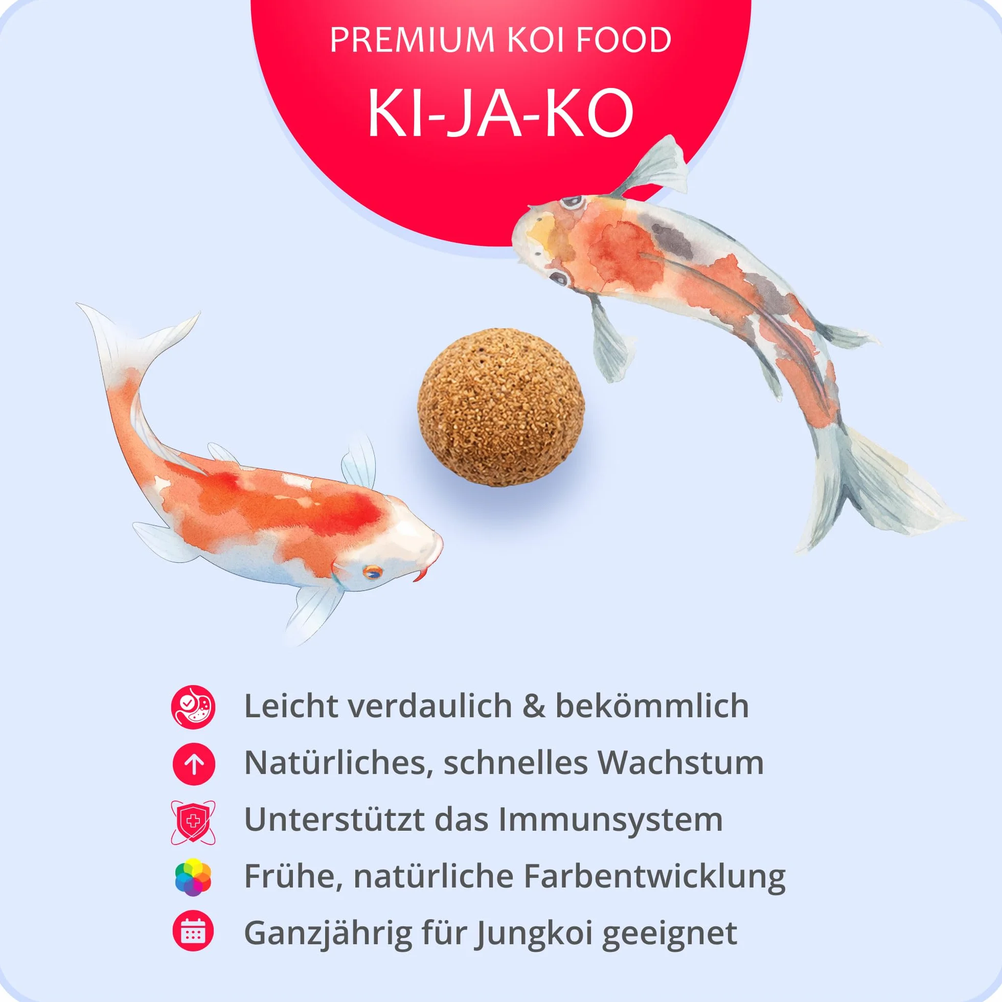 Karma dla niemowląt koi 500 g 2 mm bogata w białko rybne i roślinne