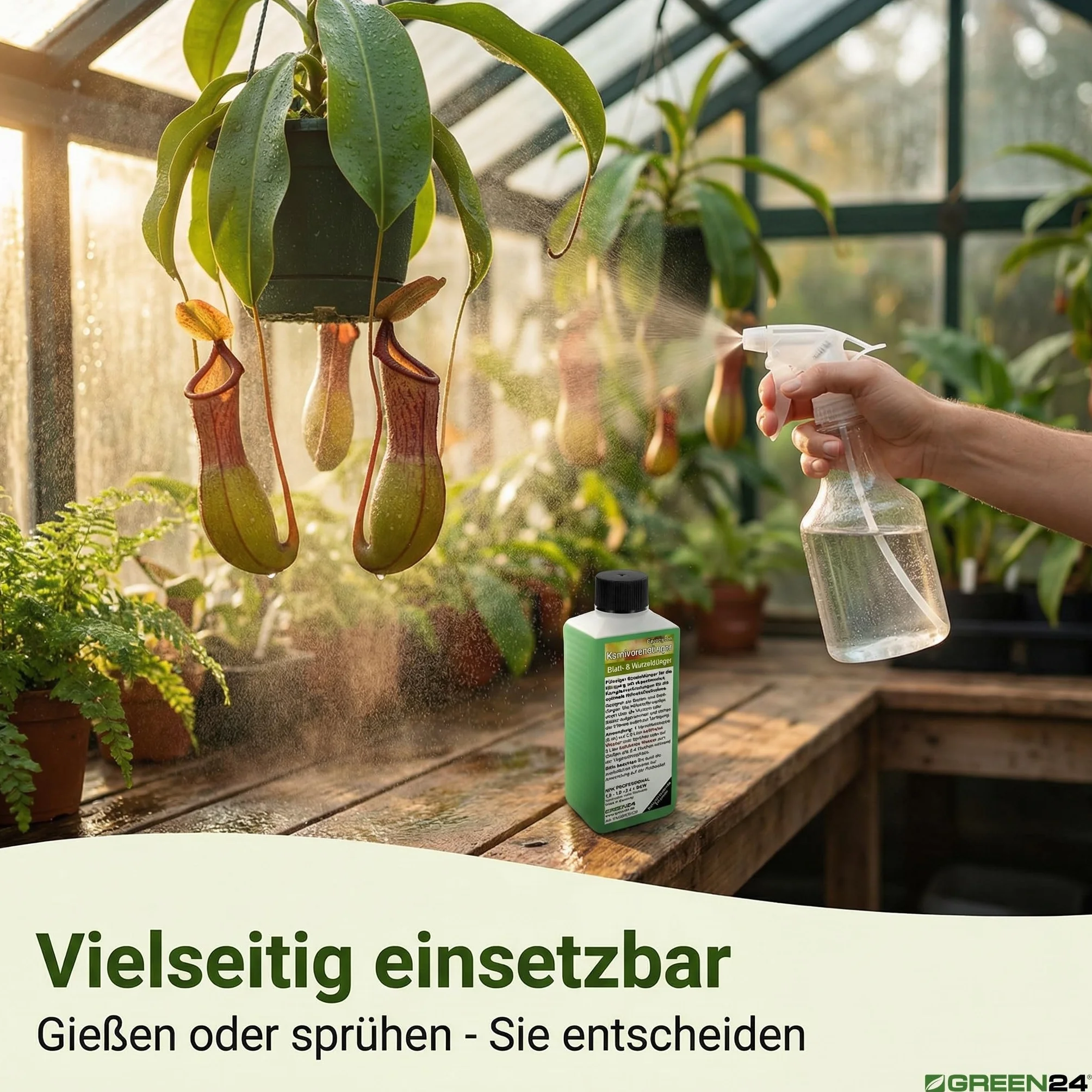 GREEN24 Nawóz do karnivoren 250 ml Specjalny Nawóz do Roślin Mięsożernych NPK