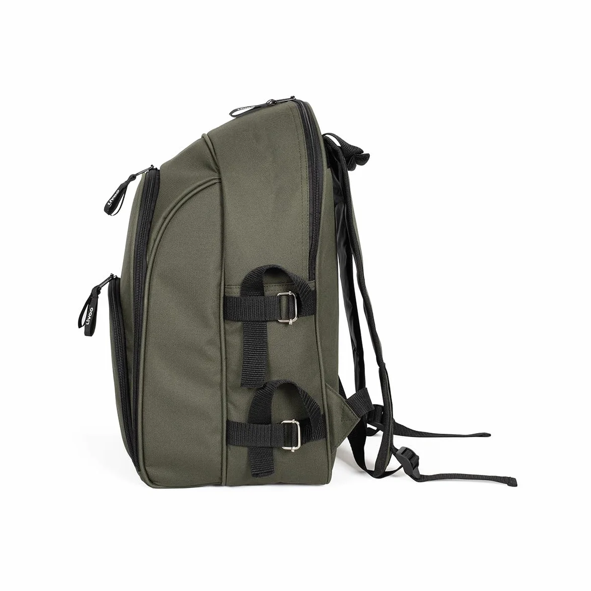 Livoo SE970C 4-osobowy plecak piknikowy 11L 600D 30 akcesoriów zielony
