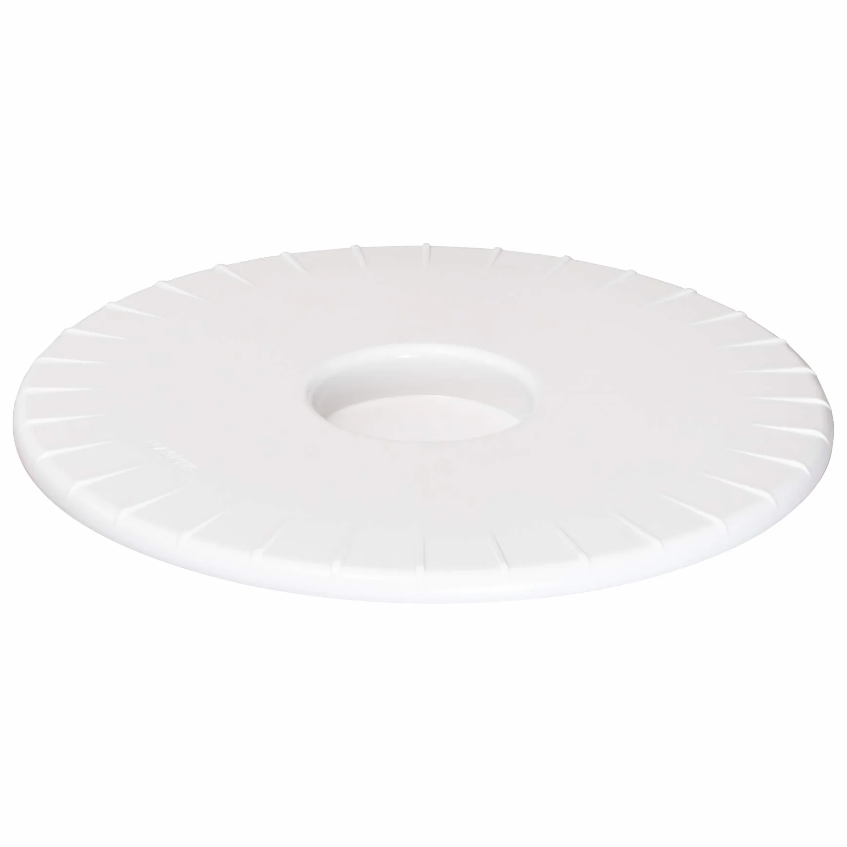Wagner Ultra FLAT 20045101 wałek do roślin o średnicy 30 x 3 cm, do użytku wewnątrz z lekkimi łożyskami kulkowymi, wyjątkowo płaski wałek z tworzywa sztucznego ABS, biały, wodoodporny, nośność 100 kg