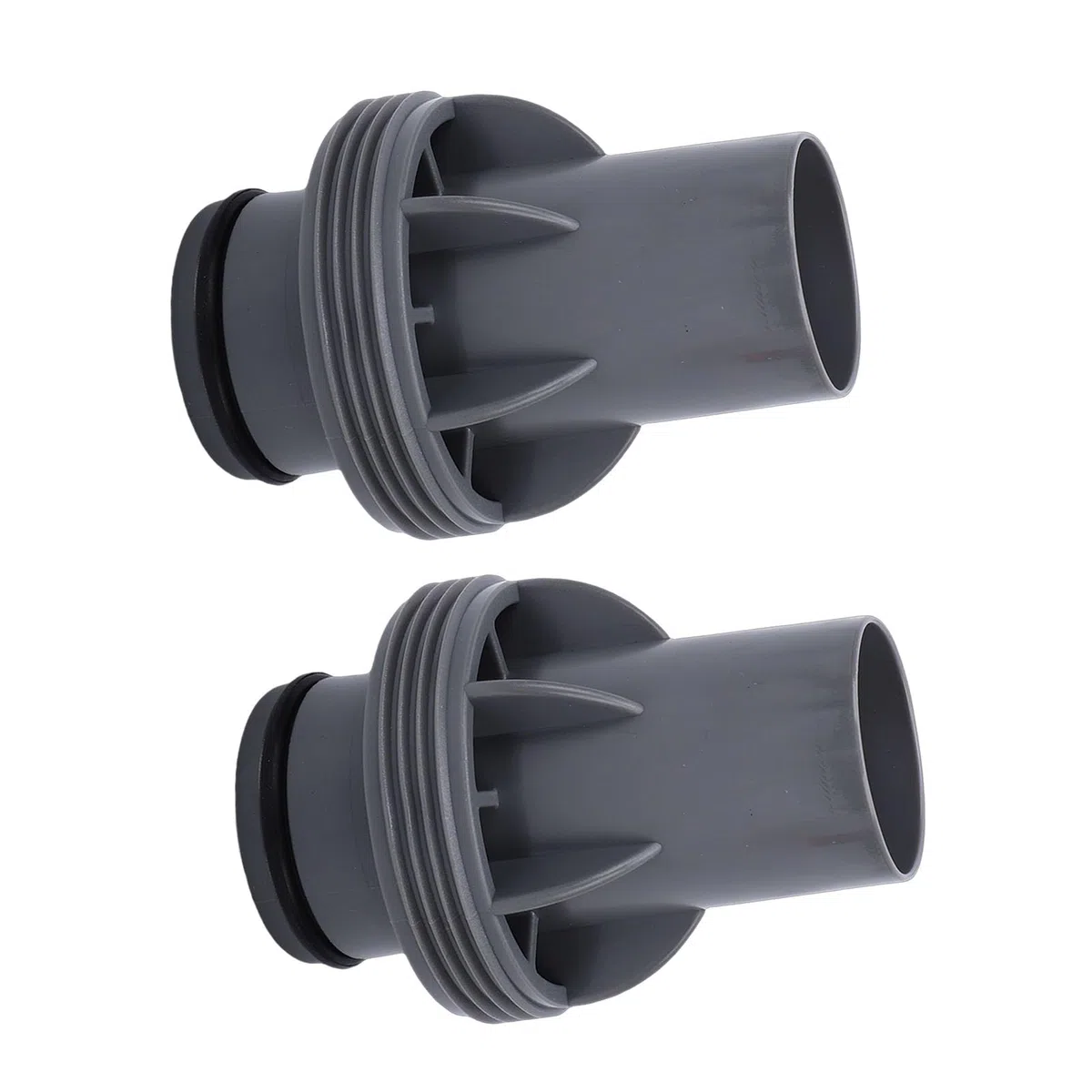 TOPINCN 2 szt. Adapter Węża Basenowego Złącze Węża Basenowego Adapter Pompy z Filtrem Basenowym z wbudowaną uszczelką do połączeń Wlotowych i Wylotowych 1,5 Cala