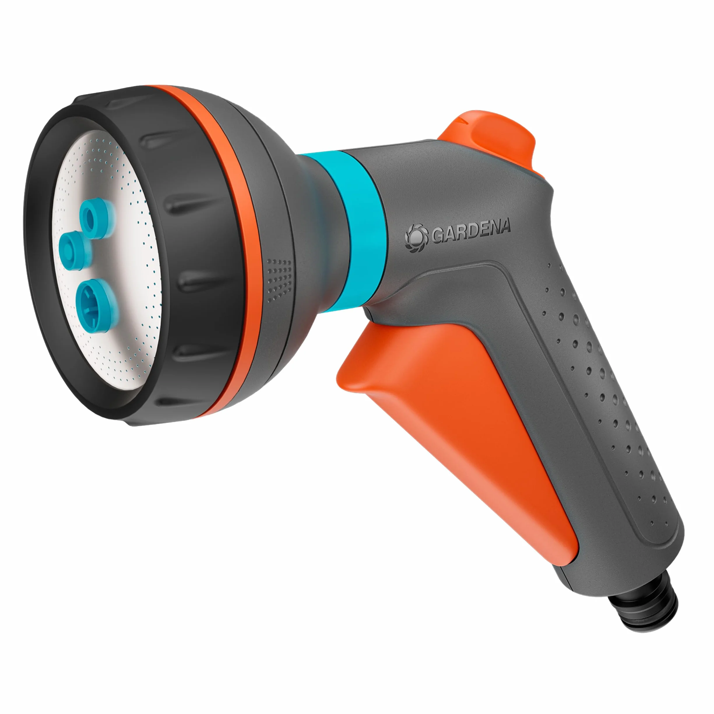 Gardena Classic Wielofunkcyjny Pistolet Zraszający Zraszacze i Dysze Wielofunkcyjny Pistolet Zraszający, do Czyszczenia i Podlewania, Cztery Różnorodne Rodzaje Strumienia (18370-20)