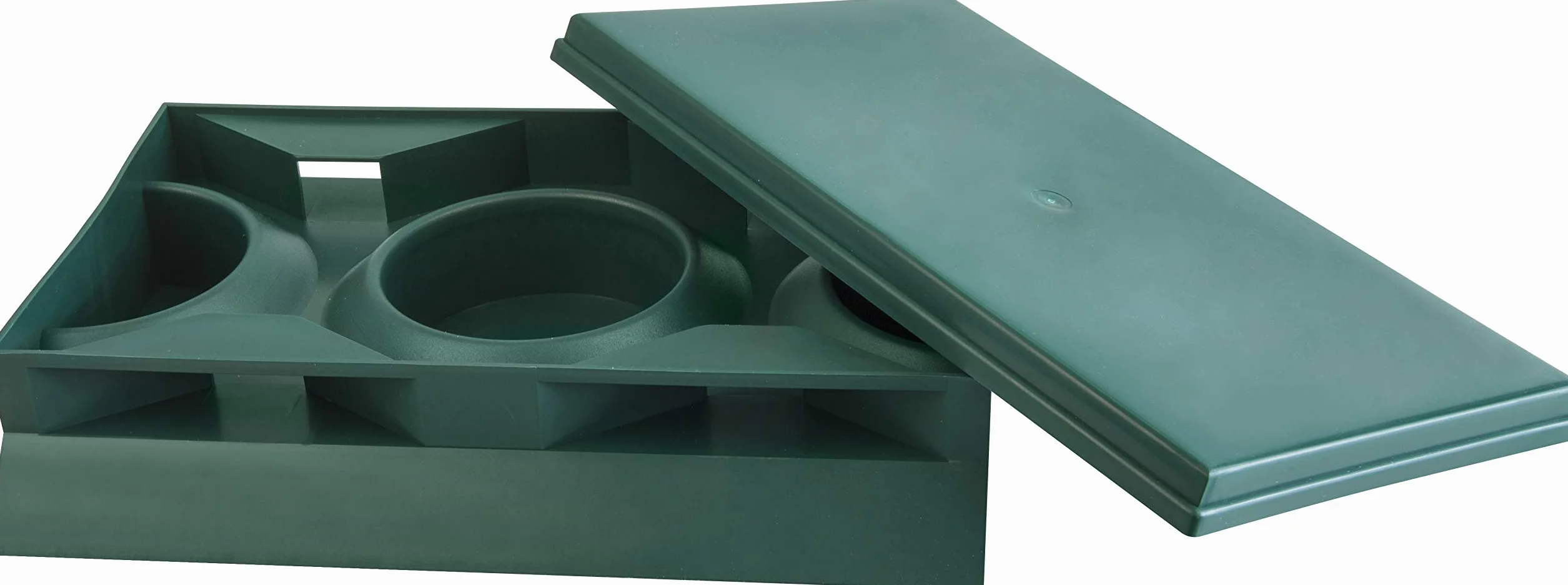 Windhager Pułapka na ślimaki Slug-Away, pułapka na piwo, ochrona przed ślimakami, zwalczanie ślimaków bez chemii i trucizny, 20,5 x 26 x 6 cm, zielona, 02430