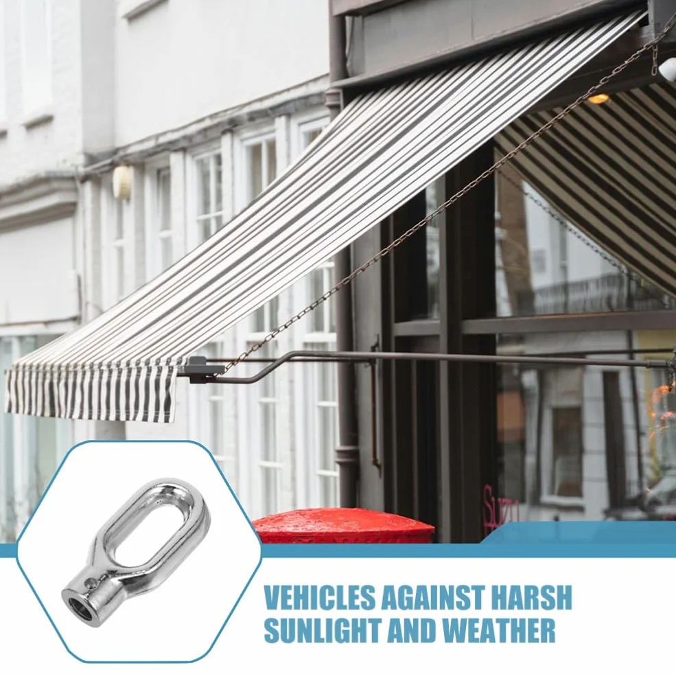 DOITOOL Sztuka Aluminiowego Haka Do Markiz Ręczny Mechanizm Rozkładania Wytrzymała Konstrukcja Do Zastosowań Zewnętrznych Idealny Osłon Przeciwsłonecznych Elegancki Design Ogrodu