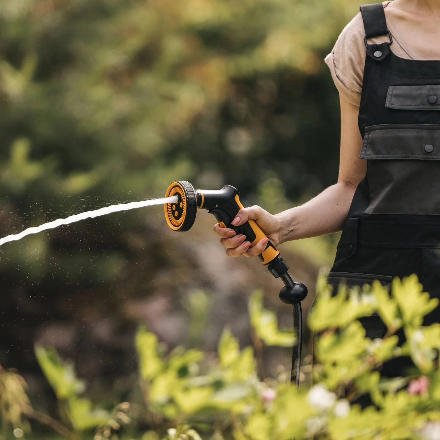 Fiskars Cf Multi Pistolet Natryskowy, Czarny/Pomarańczowy, 5 Funkcji