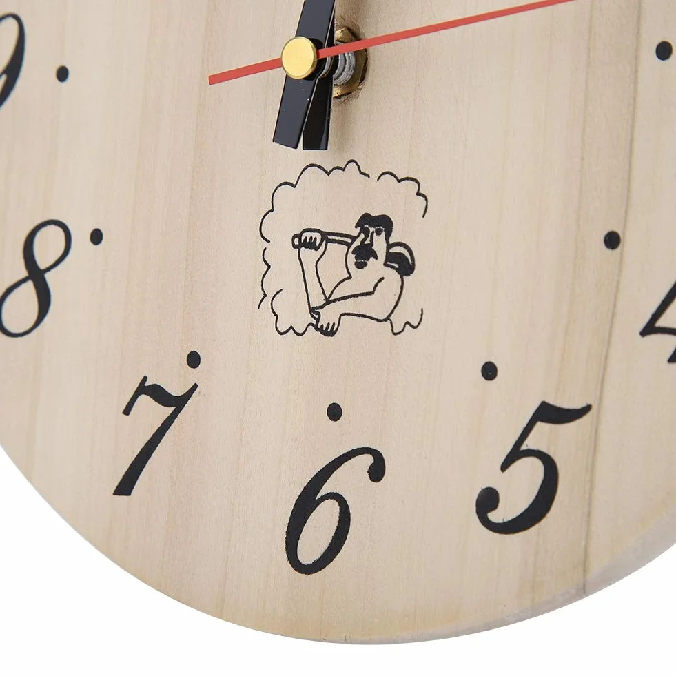 8-calowy zegar do sauny Dekoracyjny zegar z zegarem Zegar ścienny do akcesoriów do sauny Sauna Pokój Home Decor OPAKOWANIE WIELORAZOWE
