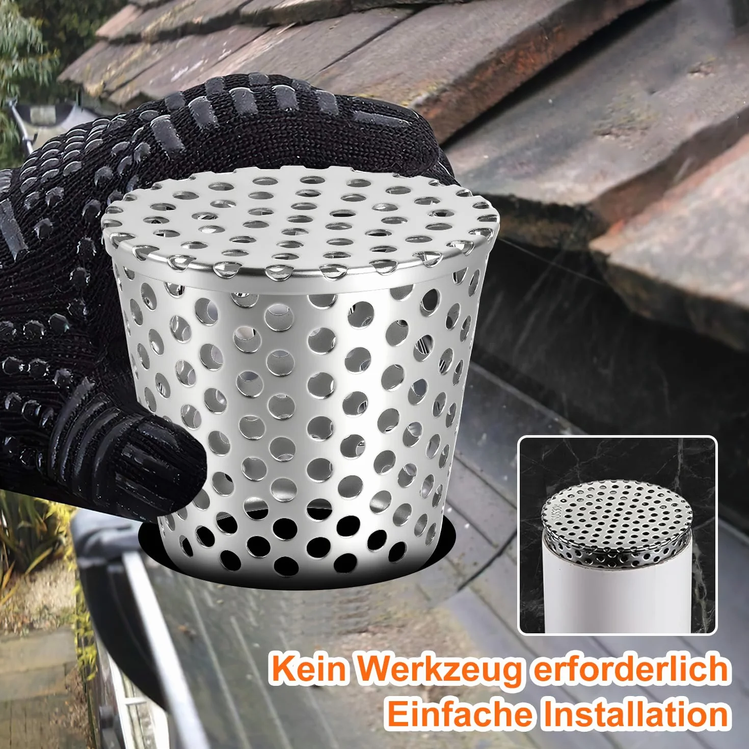 Okrągła kratka rynnowa ze stali nierdzewnej 304 110 mm