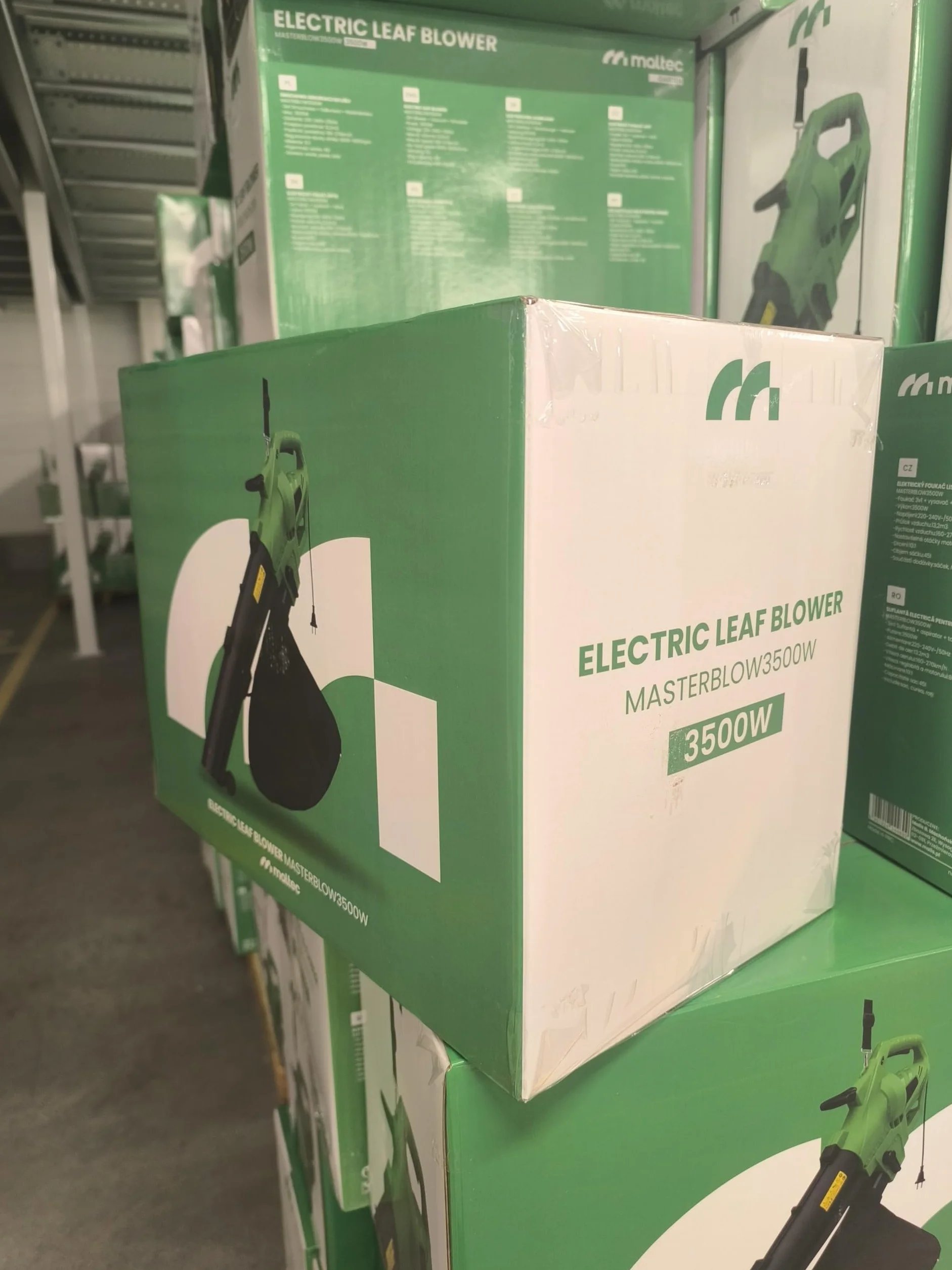 MalTec dmuchawa do liści, odkurzacz do liści, elektryczna dmuchawa do liści z niszczarką, odkurzaczem, 3500 W, 270 km/h, pas, koła, worek na trawę, 45 litrów