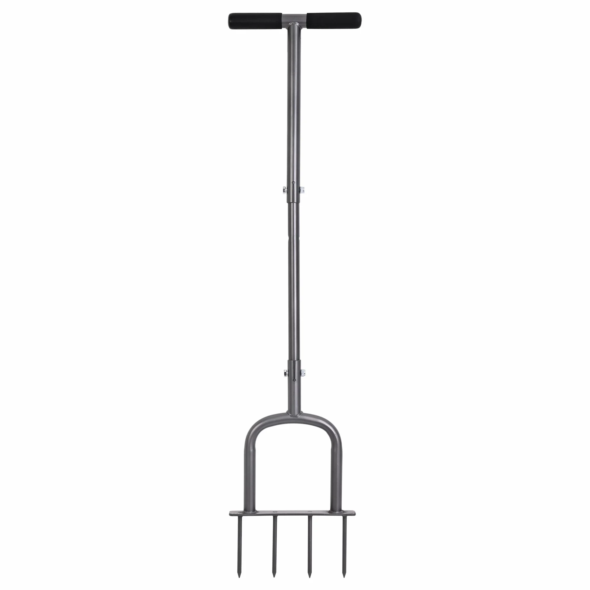 BARAYSTUS Mannual Lawn Aerator z regulacją wysokości do kompaktowych nawierzchni i lawns z aeratorem z 4 kolcami