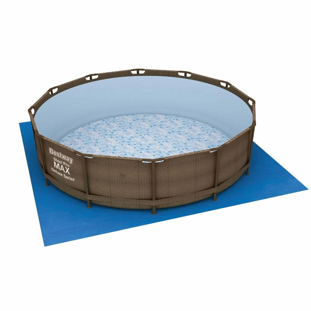 Bestway 4 m tkanina ochronna do basenów naziemnych i spa z hydromasażem, 3,96 m x 3,96 m