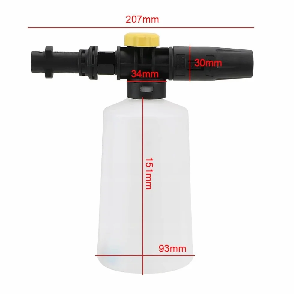 PIANOWNICA 750ML DO MYJKI CIŚNIENIOWEJ KARCHER K2 K3 K4 K5 K6 7 BAYONET