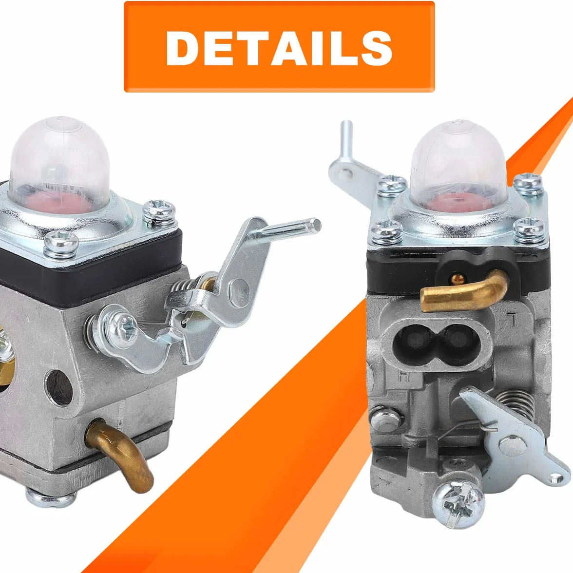 ZAMDOE Gaźnik do Husqvarna 122HD45 122HD60 522HD60S 522HDR60S nożyce do żywopłotu do Jonsered HT2223T HT2218# 523012401 596658301 z filtrem powietrza wąż paliwa tyltyltyl
