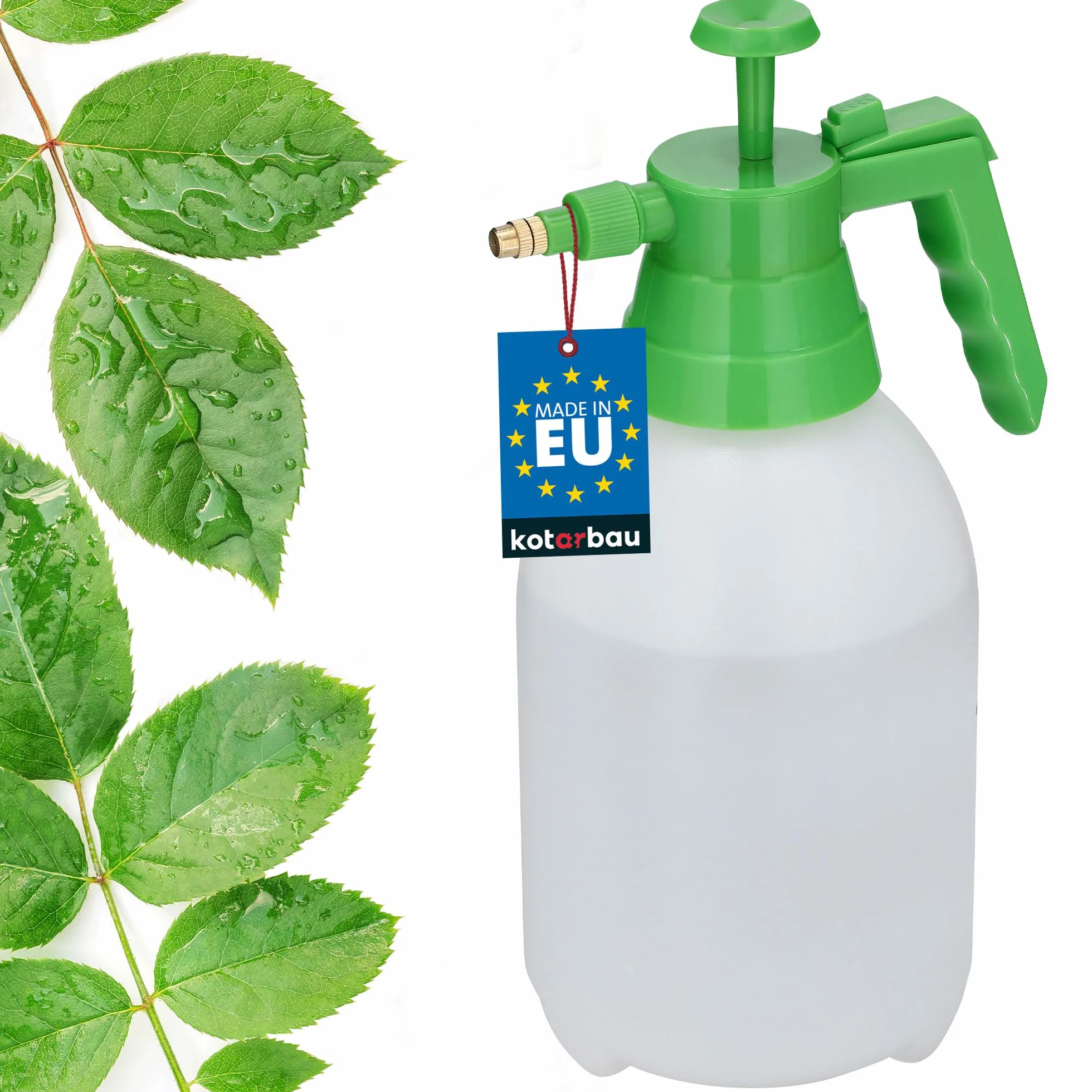 KOTARBAU® Opryskiwacz ciśnieniowy, pojemność 2 l, rozpylacz z regulowaną dyszą do spryskiwania roślin