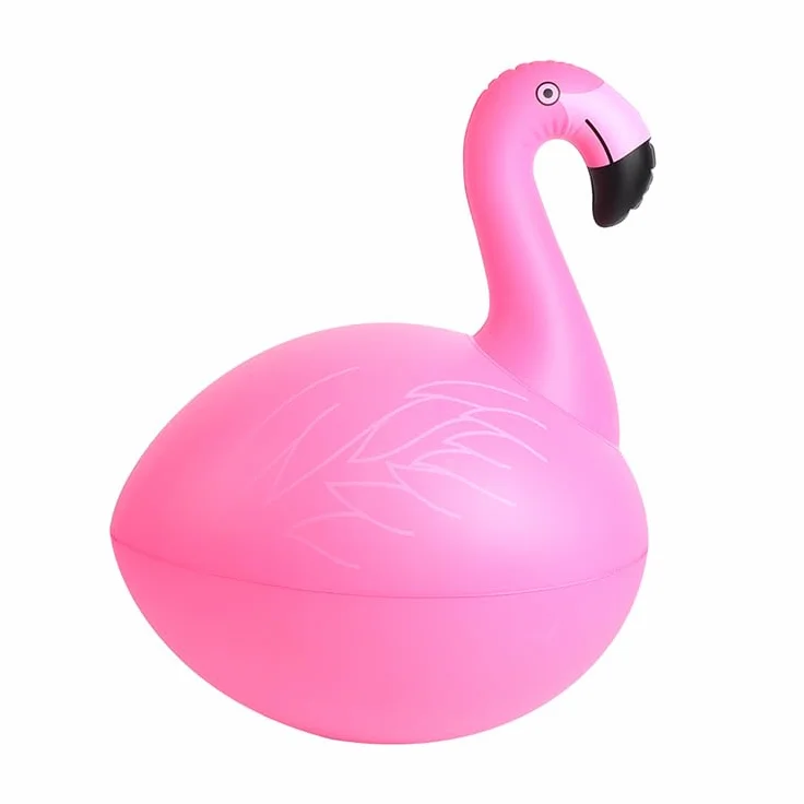 Dmuchana Lampa Solarna Flamingo do Basenu, Oczka Wodnego i Ogrodu, Pływająca Lampa LED IP68, Dekoracyjna Lampa na Słońce z Automatycznym Świeceniem
