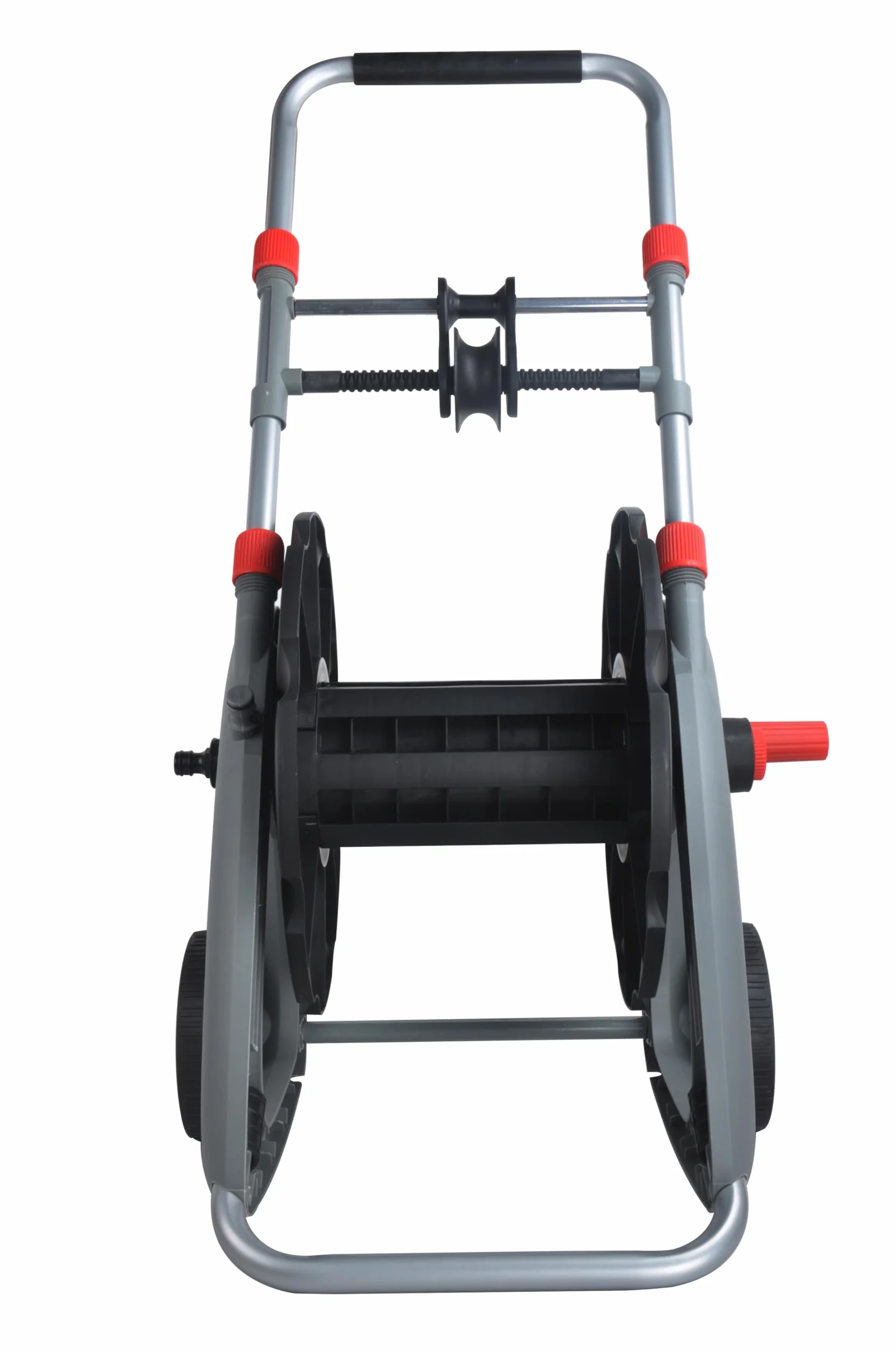 LEHMANN Wózek na wąż ogrodowy 1/2" regulowana wysokość 61-81 cm do 45 m