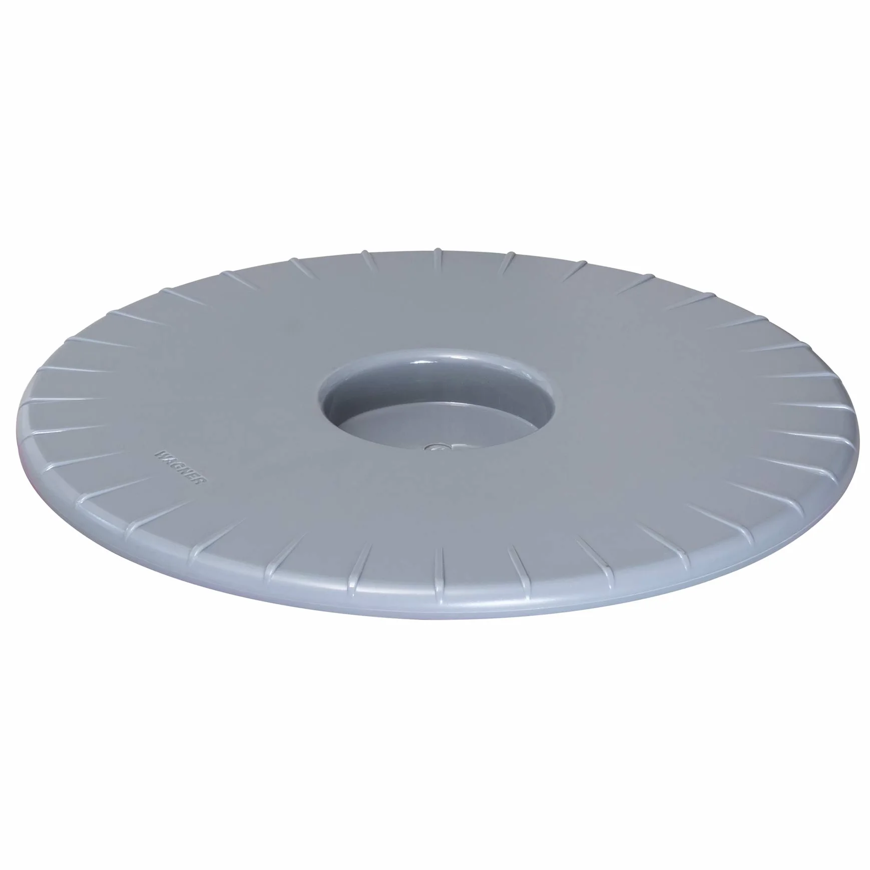 Wagner Ultra FLAT 20045001 wałek do roślin o wymiarach 30 x 3 cm, do użytku w pomieszczeniach z lekkimi łożyskami kulkowymi, wyjątkowo płaski wałek z tworzywa sztucznego ABS, srebrno-szary, odporny na