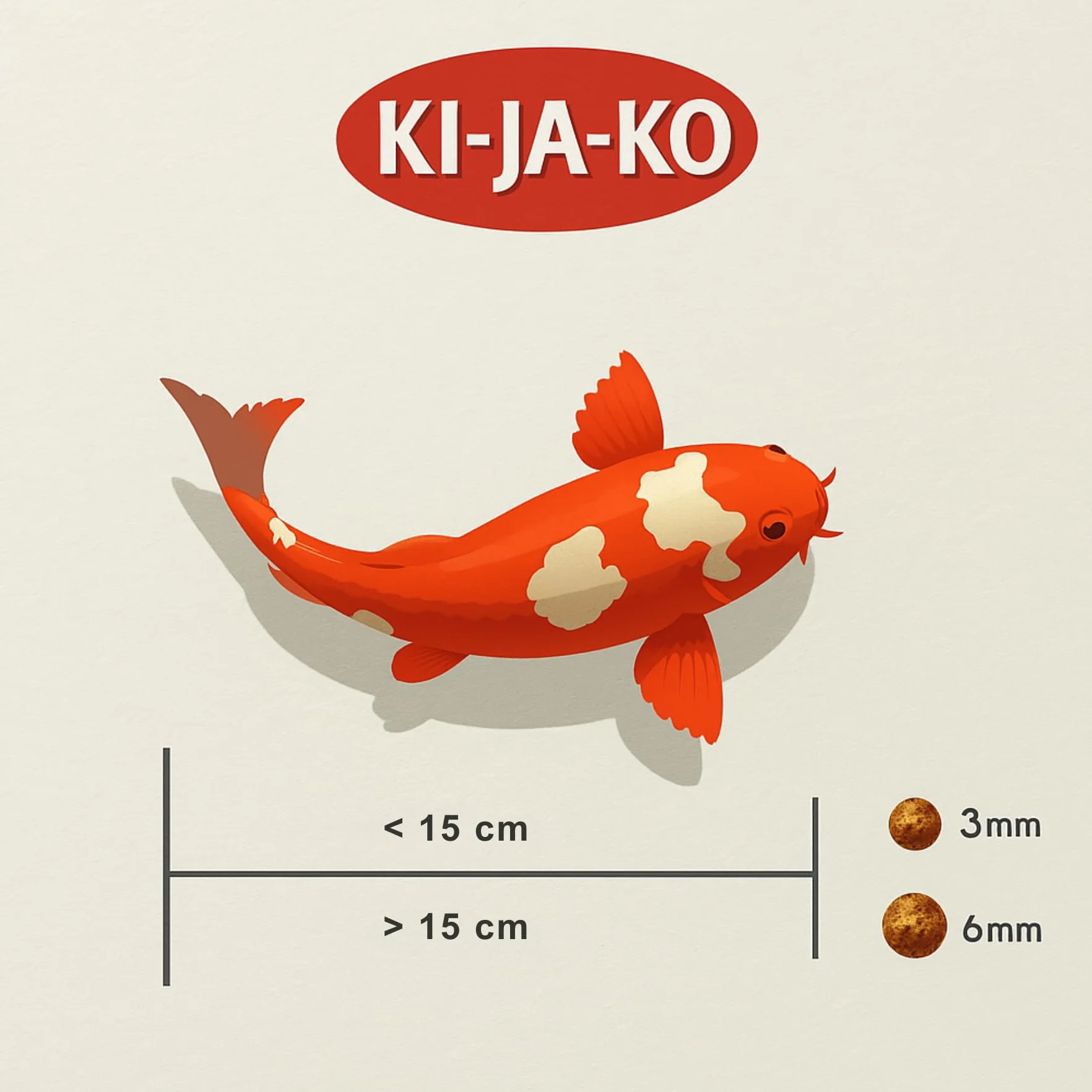 Health Koi karma dla ryb, 1 kg/6 mm, dla dobrego trawienia u ryb Koi, z Actigen do wspomagania układu odpornościowego i ForPLUS (bogate w kwasy omega-3)