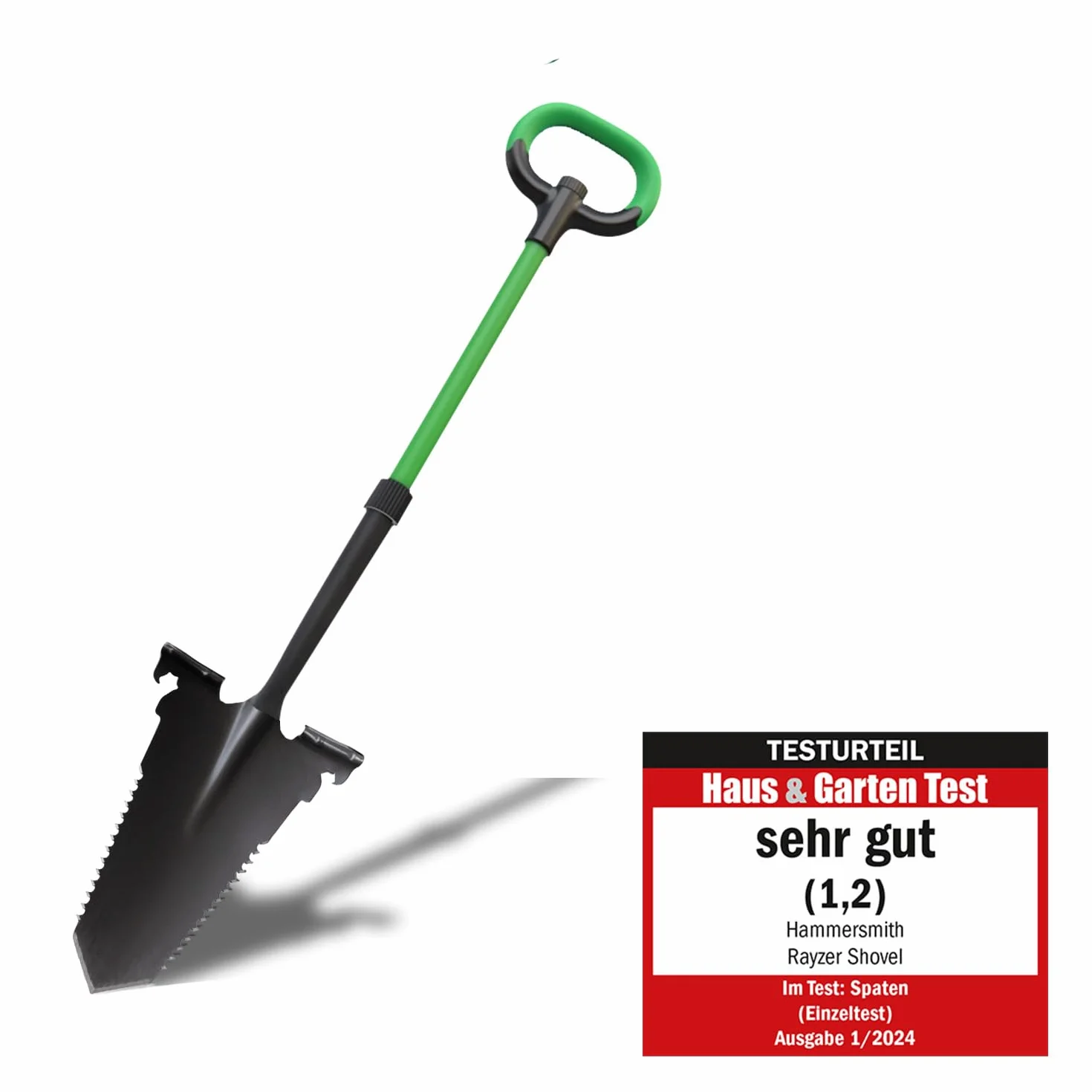 Hammersmith RayzerShovel łopata z piłą do korzeni ogrodnicza do twardych podłóg kopanie cięcie piłowanie