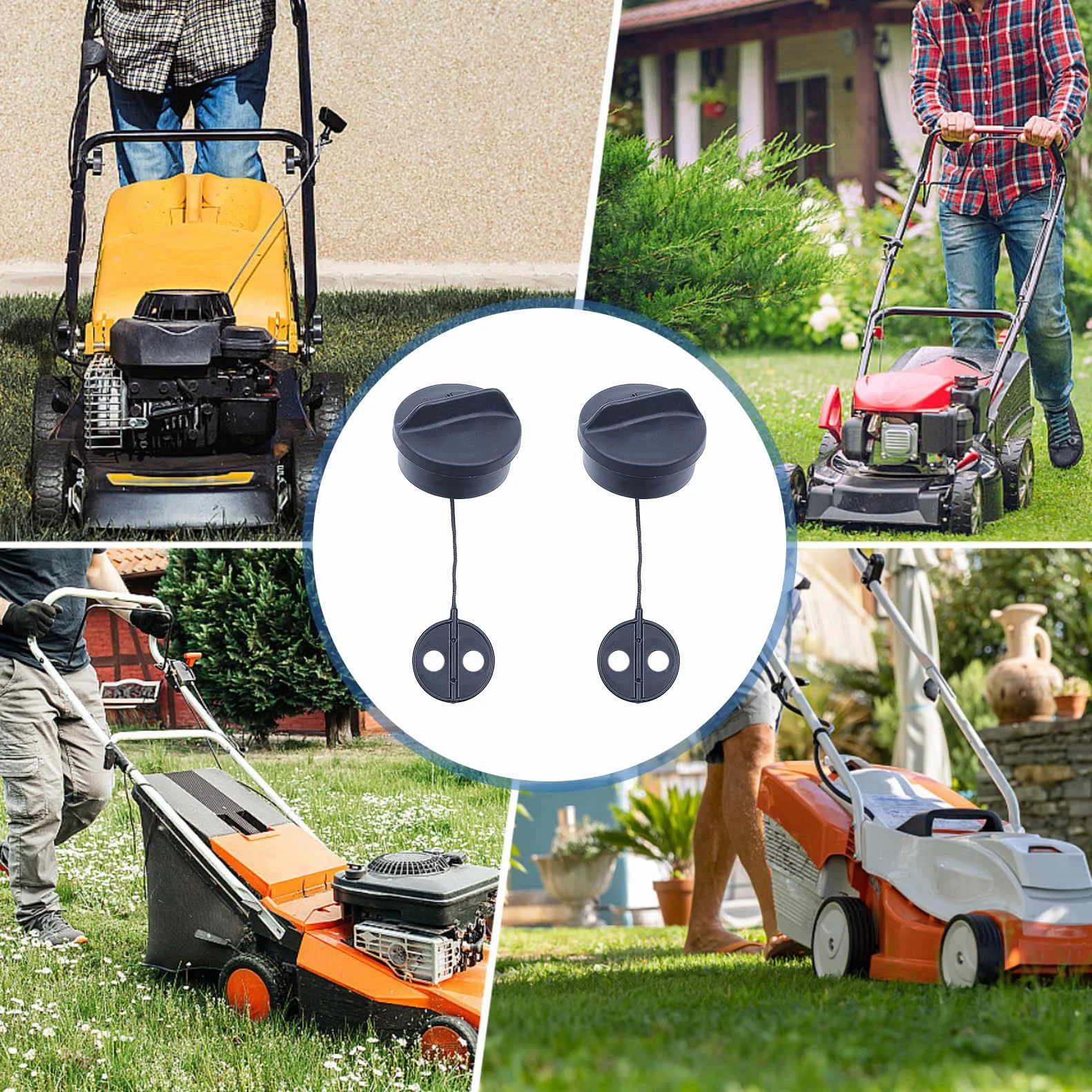Korki wlewowe paliwa do STIHL FS40 FS44 FS56 FS86 FS90 FS38 FS45 FS55 FS80 FS120 AUMEL