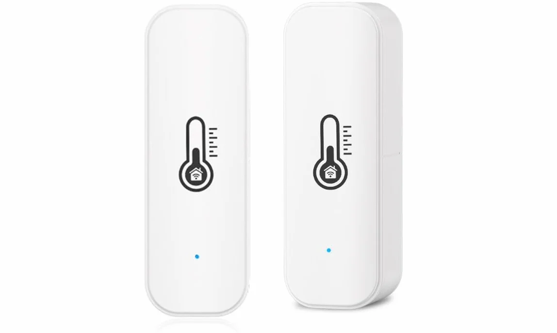 Inteligentny czujnik temperatury i wilgotności biały WiFi Tuya