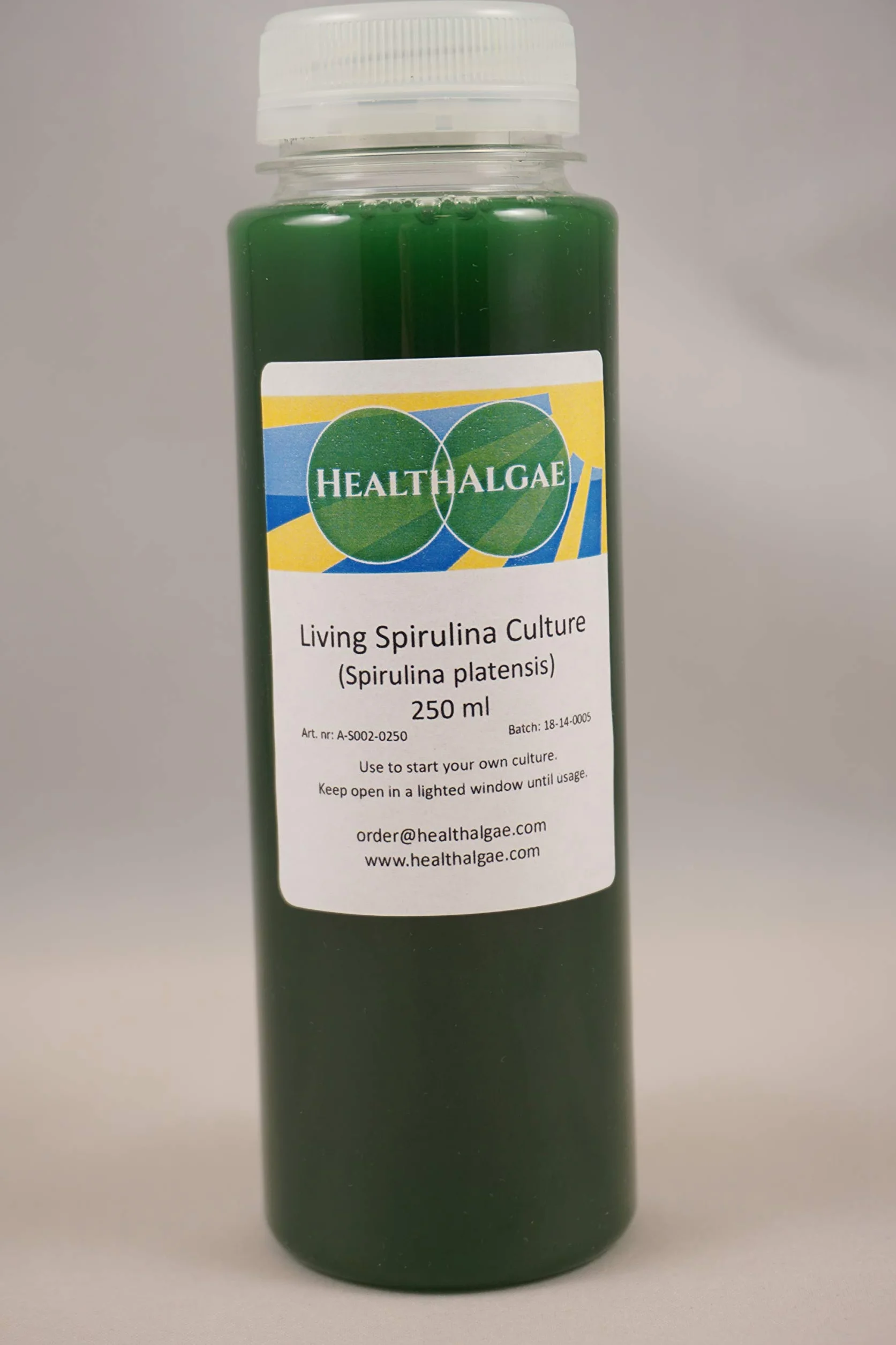 Spirulina platensis 250 ml + 10 l Growmedium SSD1+2 hodowla glonów nawóz