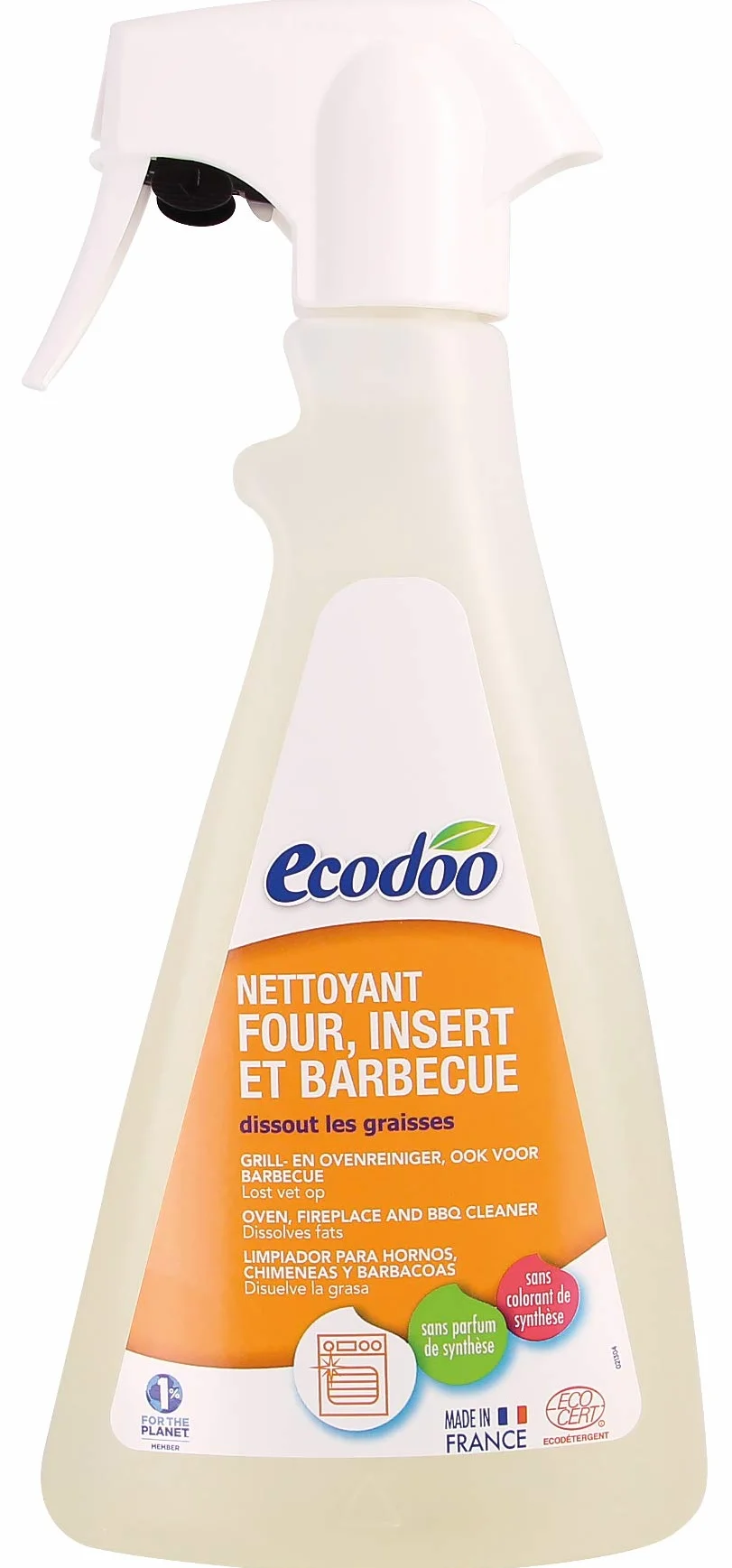 Ecodoo odtłuszczacz do piekarnika, wkładka i grill, 500ml, Ecodoo