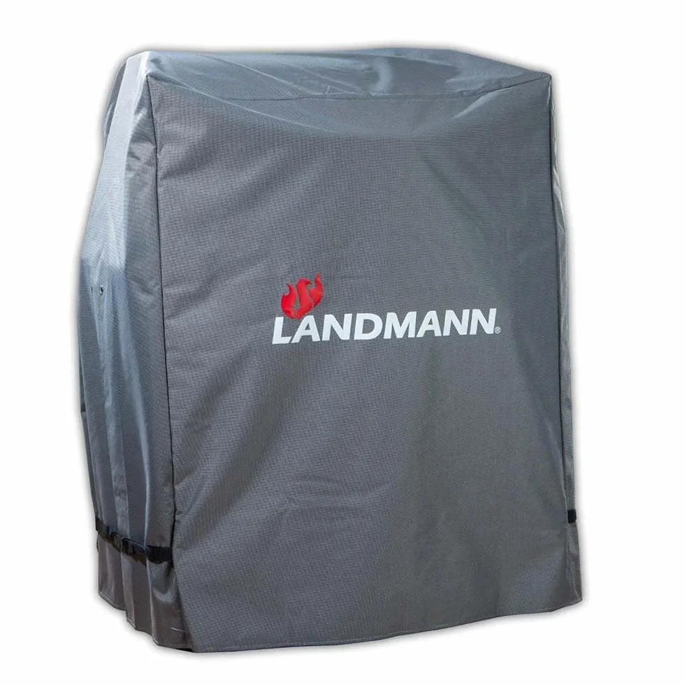 LANDMANN Pokrowiec ochronny na grilla wodoszczelny odporny na UV M szary 60 x 80 cm