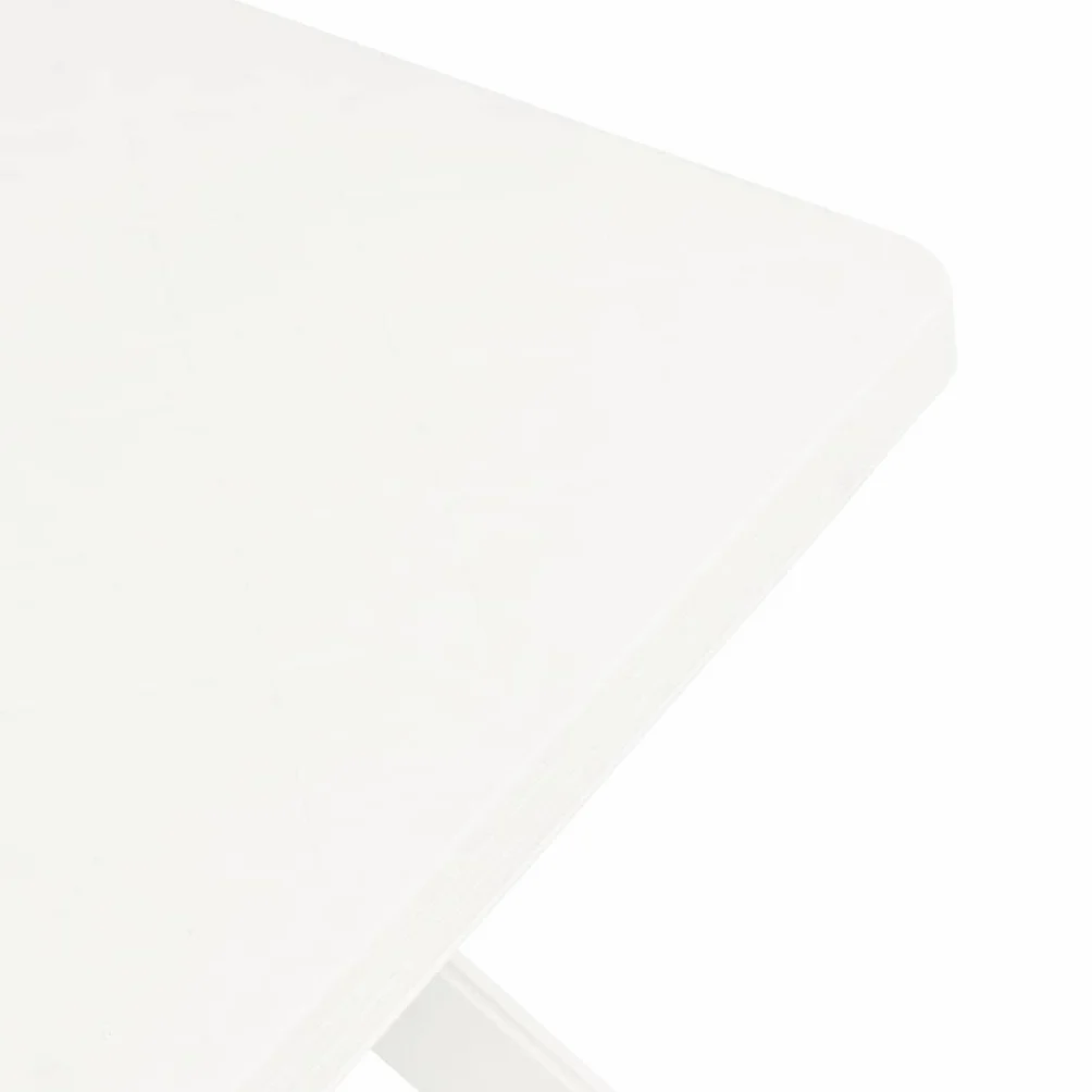 vidaXL Stolik bistro biały 70x70x72 cm plastikowy