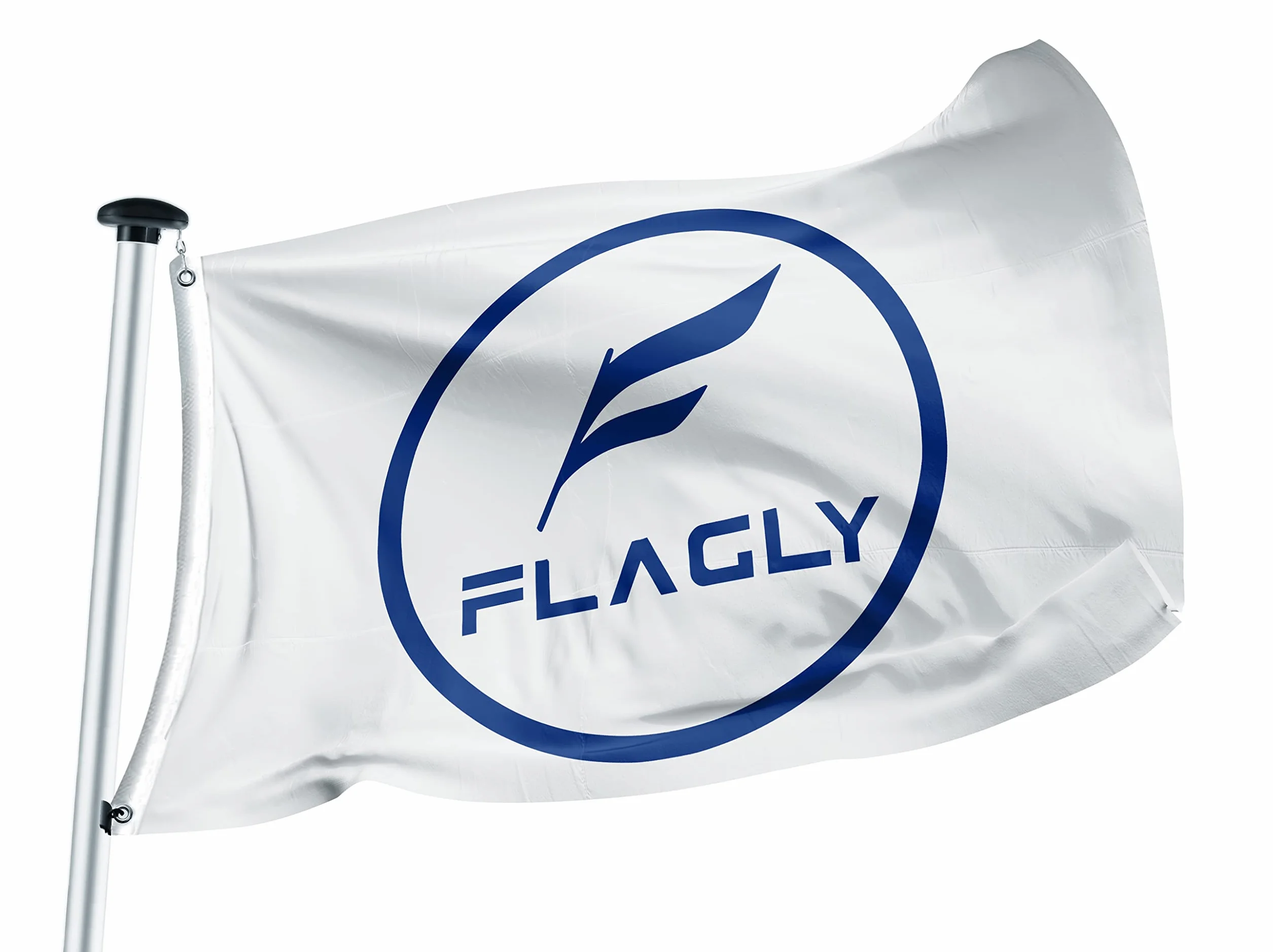 Flaga łodzi FLAGLY Polska 30 x 20 cm pozioma 115 g/m² drukowana z linką i pętelką