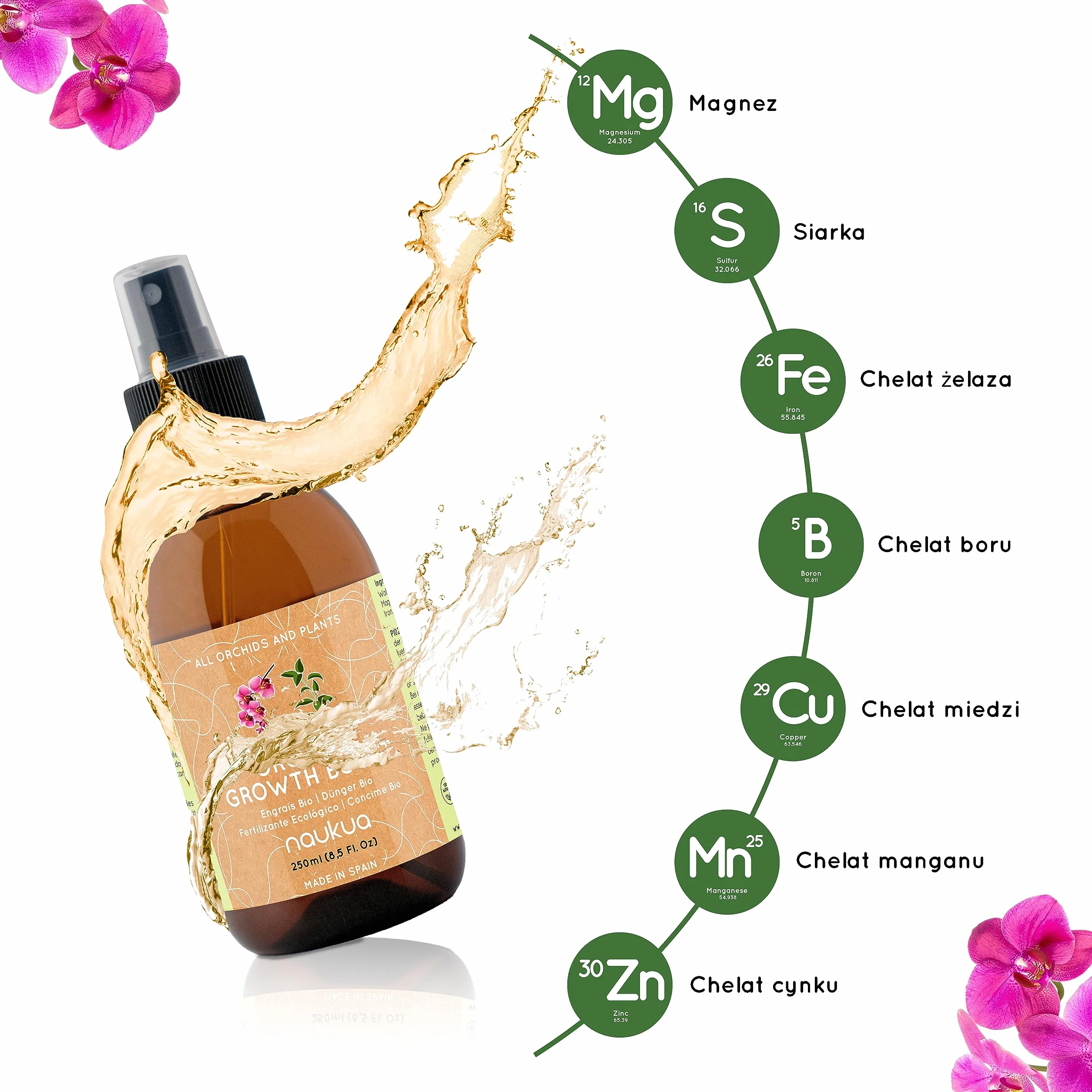 Organiczny Nawóz w Płynie z Orchidei 250ml - Naturalny Spray Gotowy Do Użycia