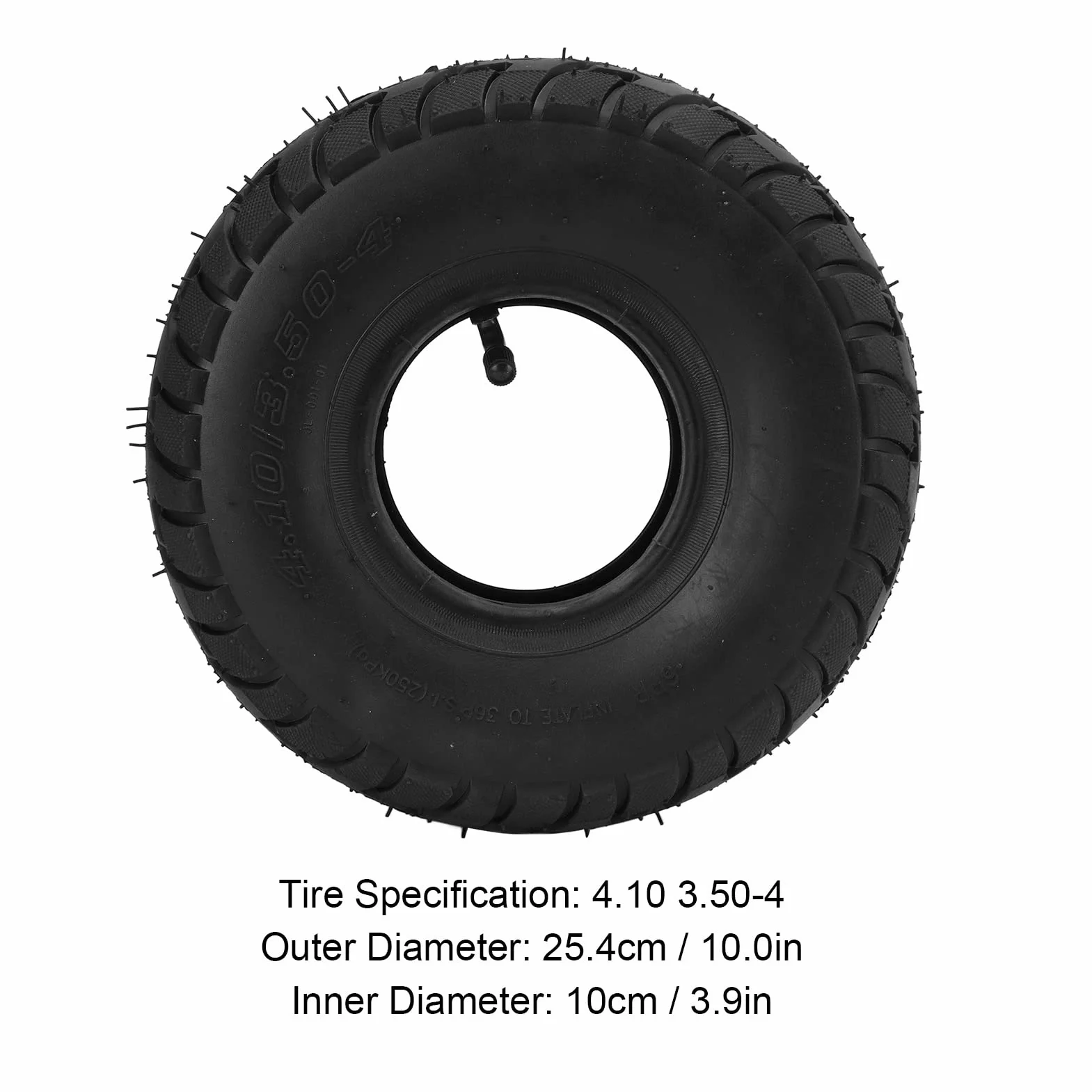 Opona 4.10/3.50-4 z dętką Heavy Duty do wózków ręcznych