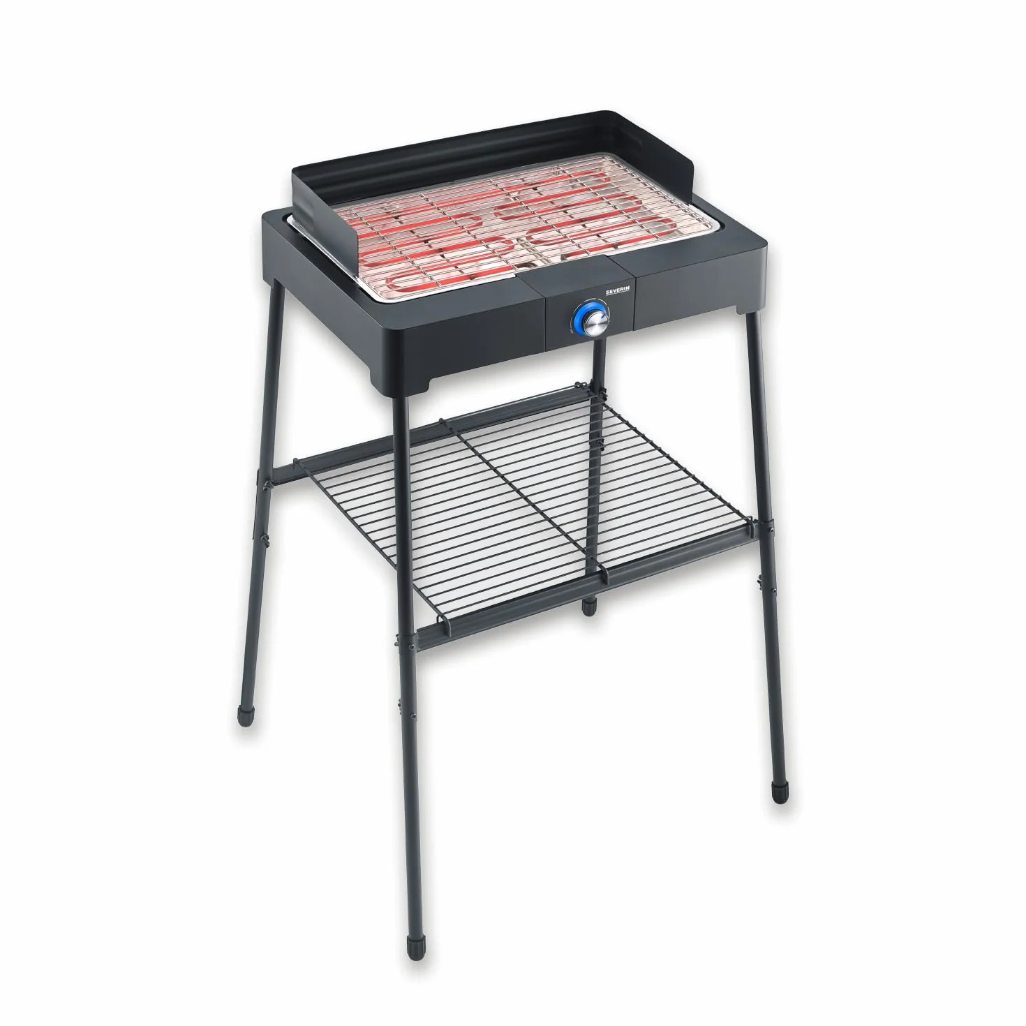 Severin Grill Elektryczny 2200 W Czarny Srebrny